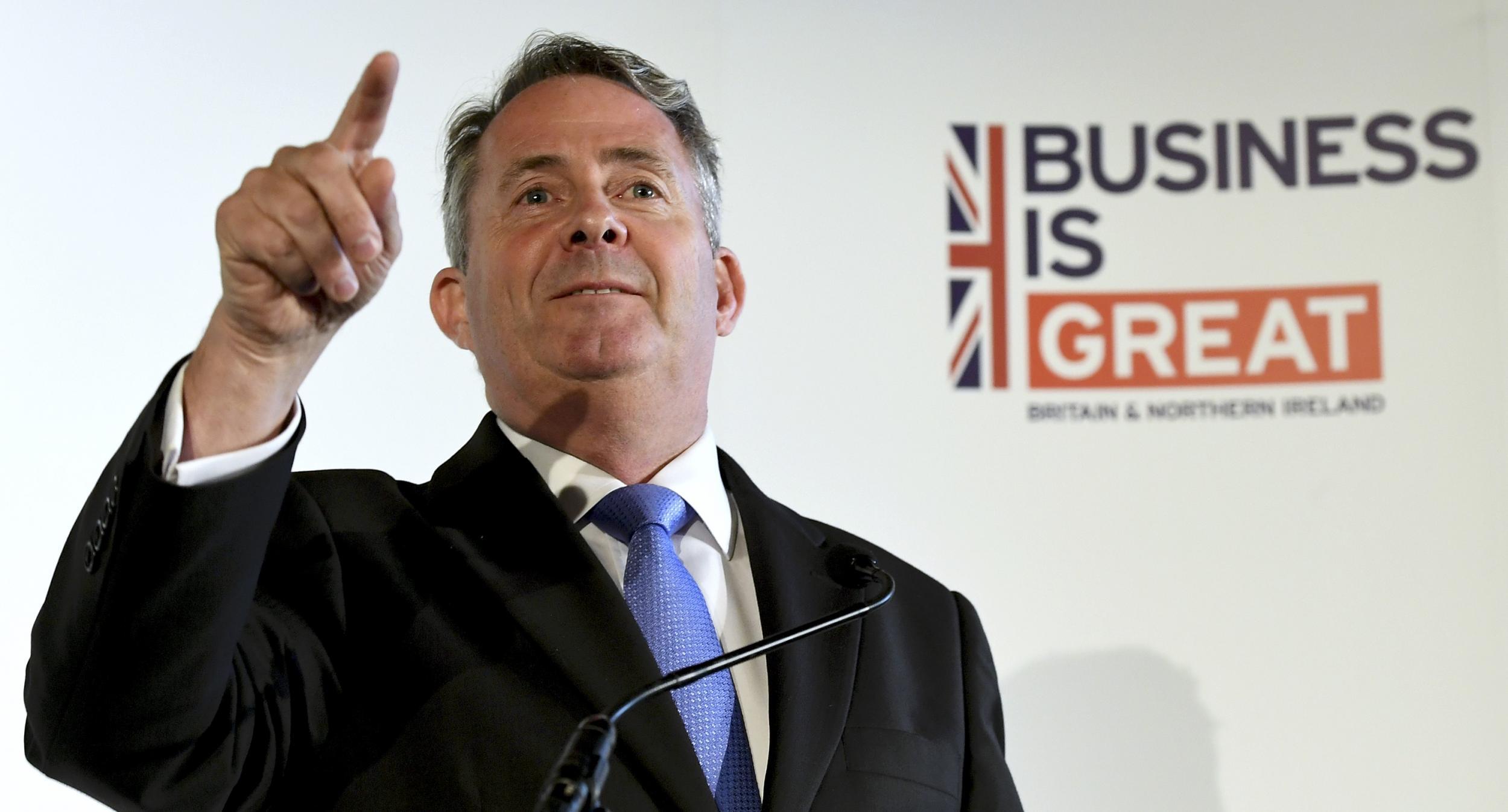 International Trade Secretary Liam Fox