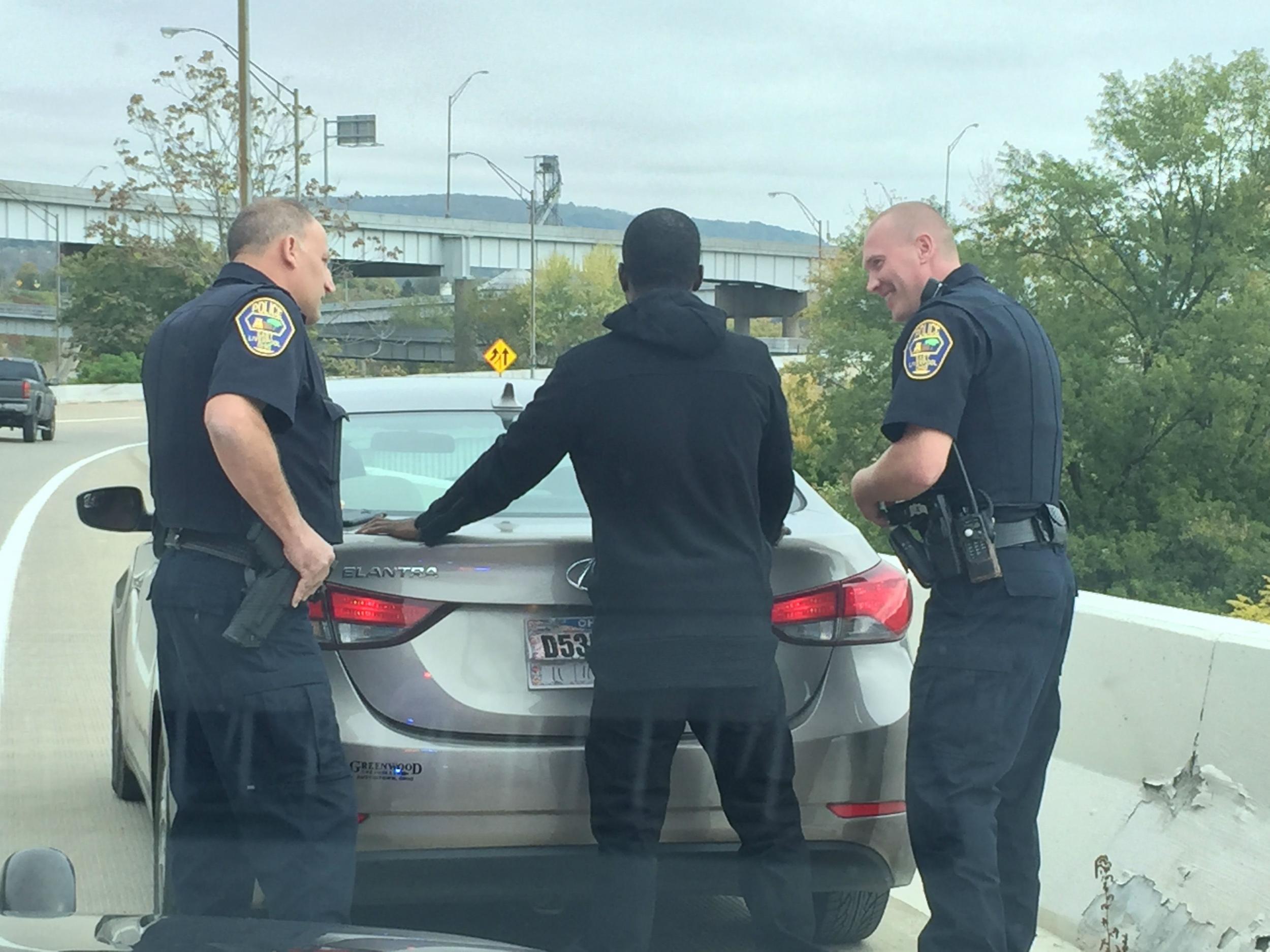 
Officers charged four people with minor offences 