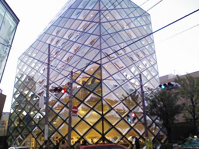 The Herzog &amp; De Meuron-designed Prada building in Aoyama represents the area’s stylish reputation