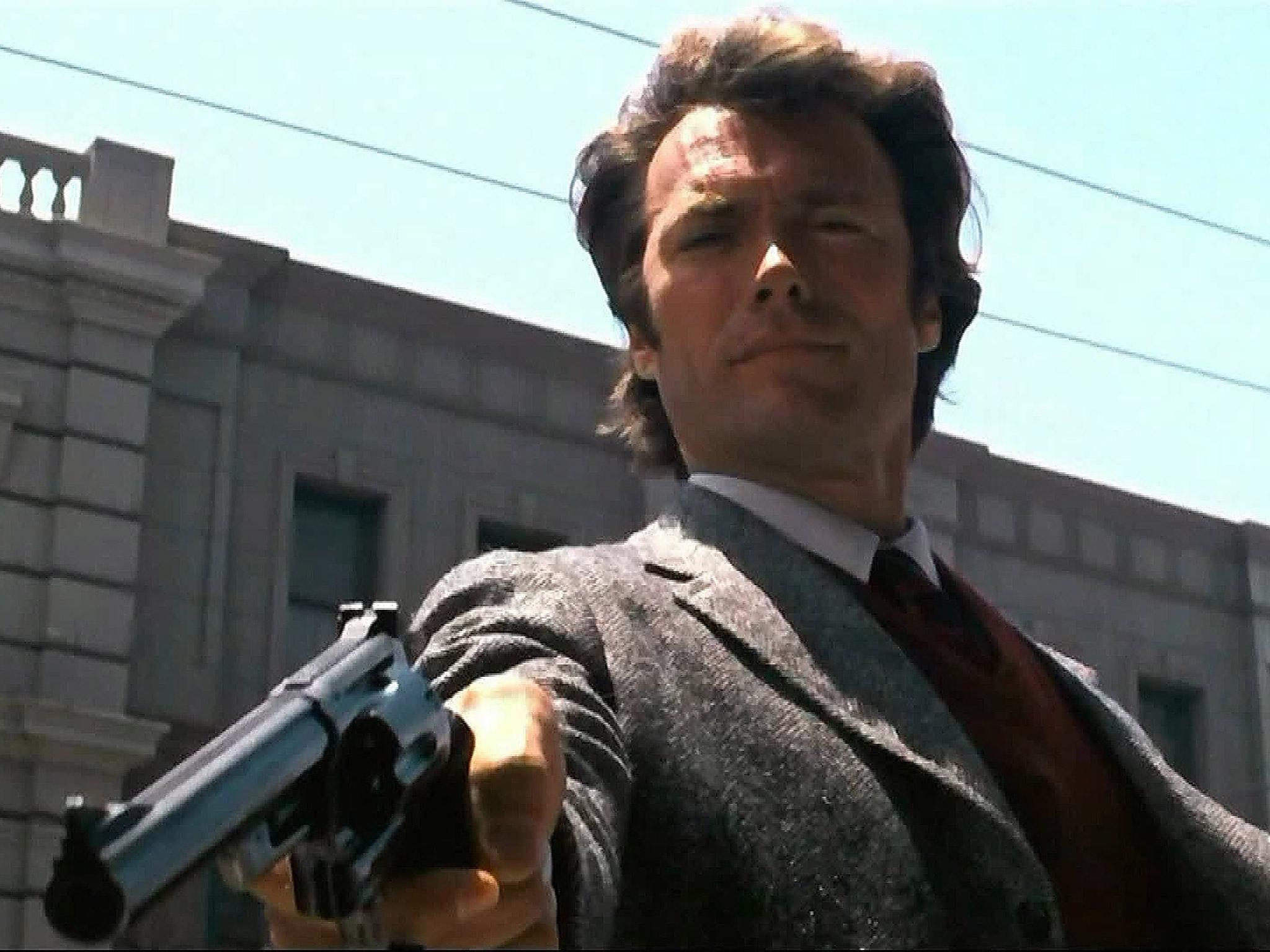 Eastwood as Inspector Harry Callahan in ‘Dirty Harry’ (1971)