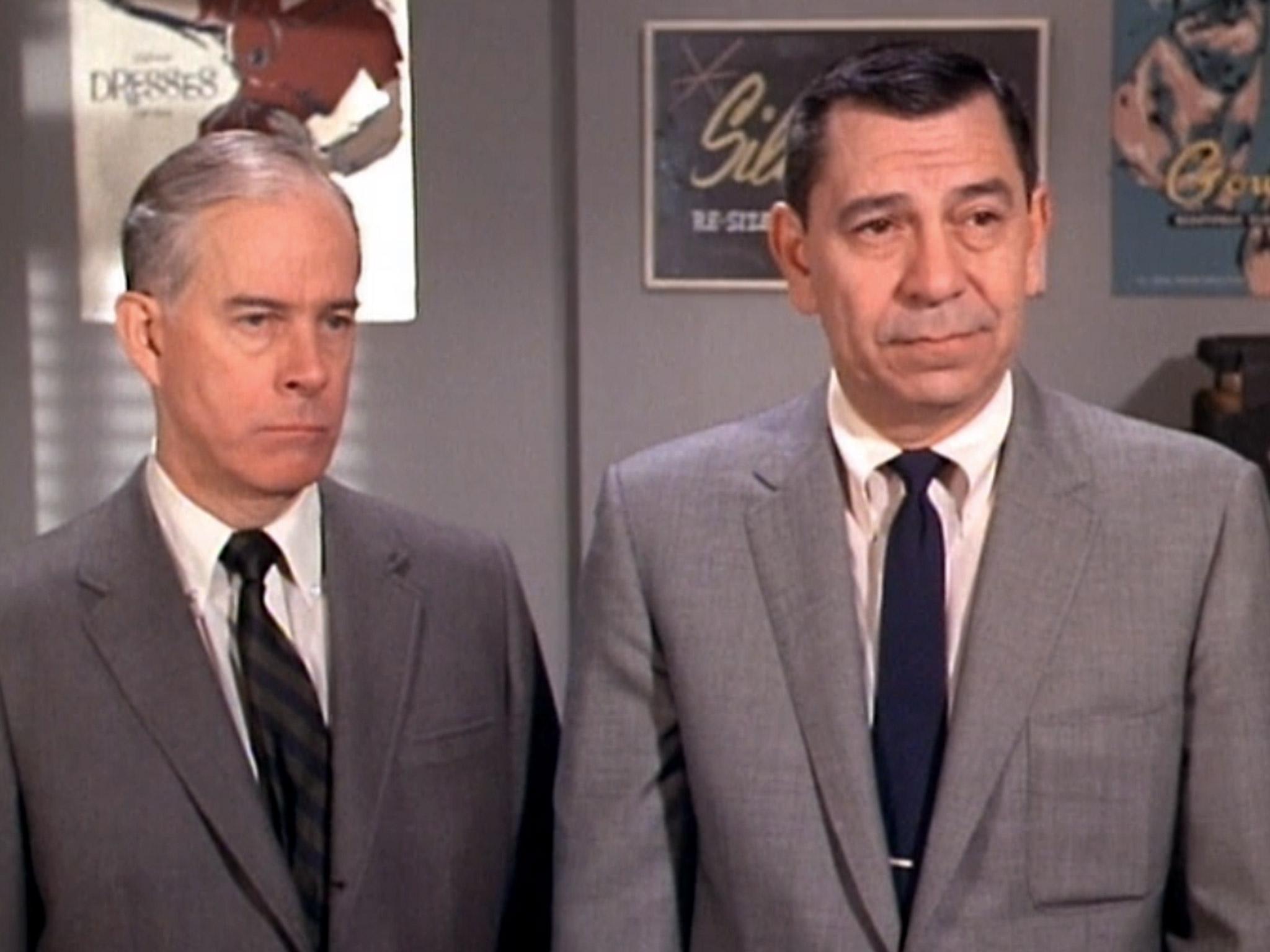 Dragnet’s Joe Friday (right) was left shaken by his first fatal shooting