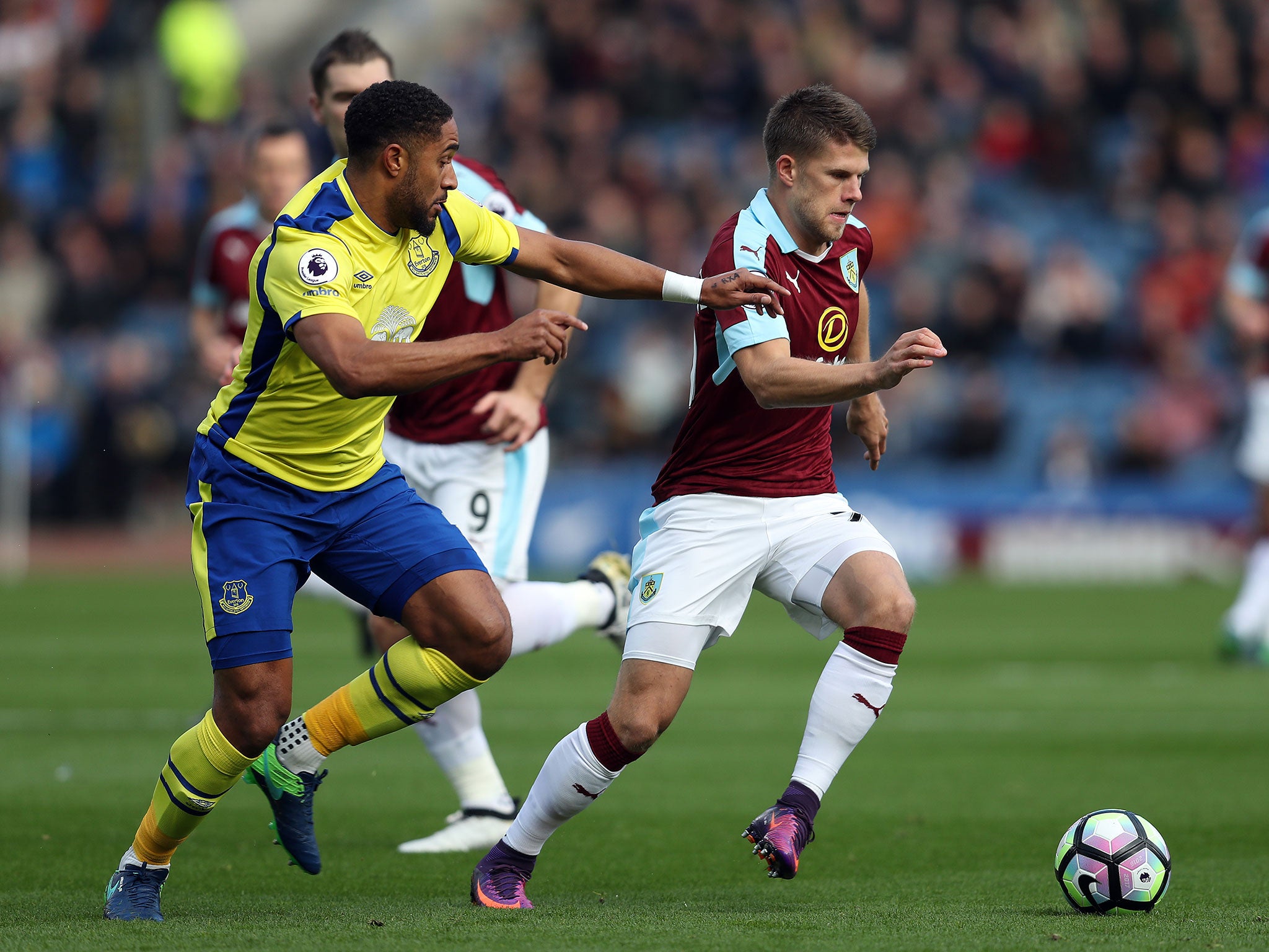 Johann Berg Gudmundsson in action for Burnley