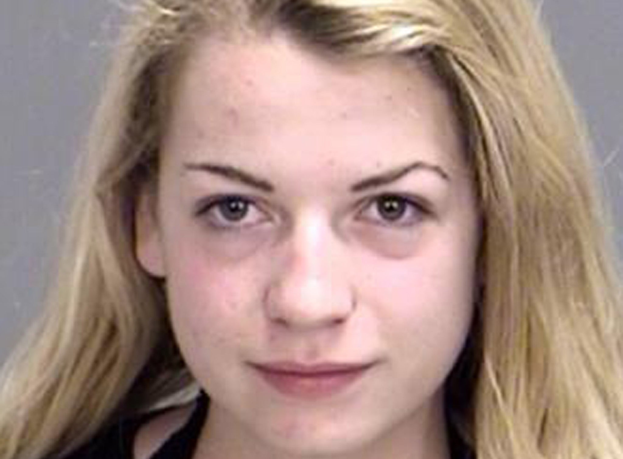 Miranda Kay Rader, 19, failed parts of a field sobriety test