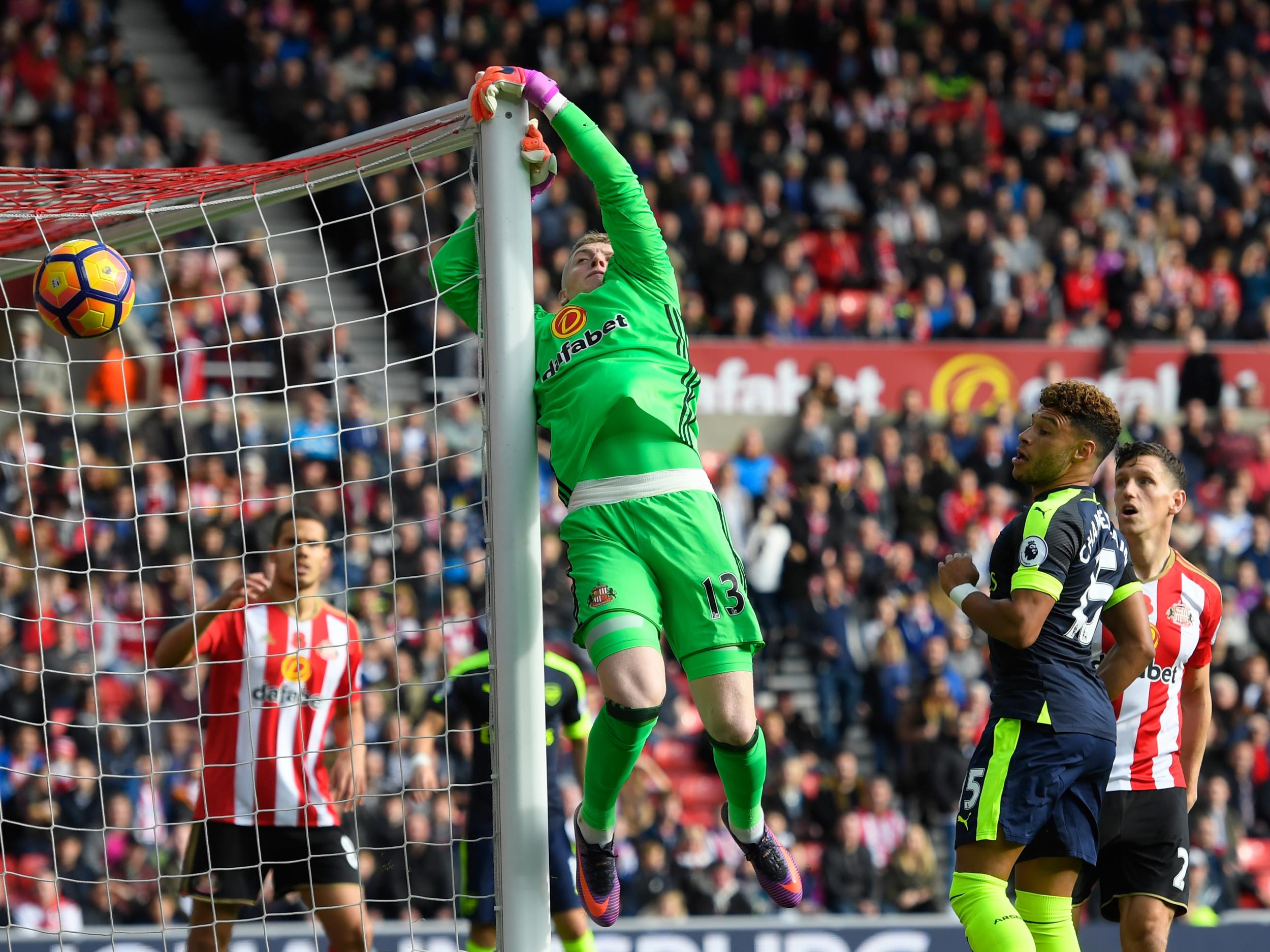 He was kept busy from the off, but he just didn’t have what was required – as reflected by the four Arsenal goals.