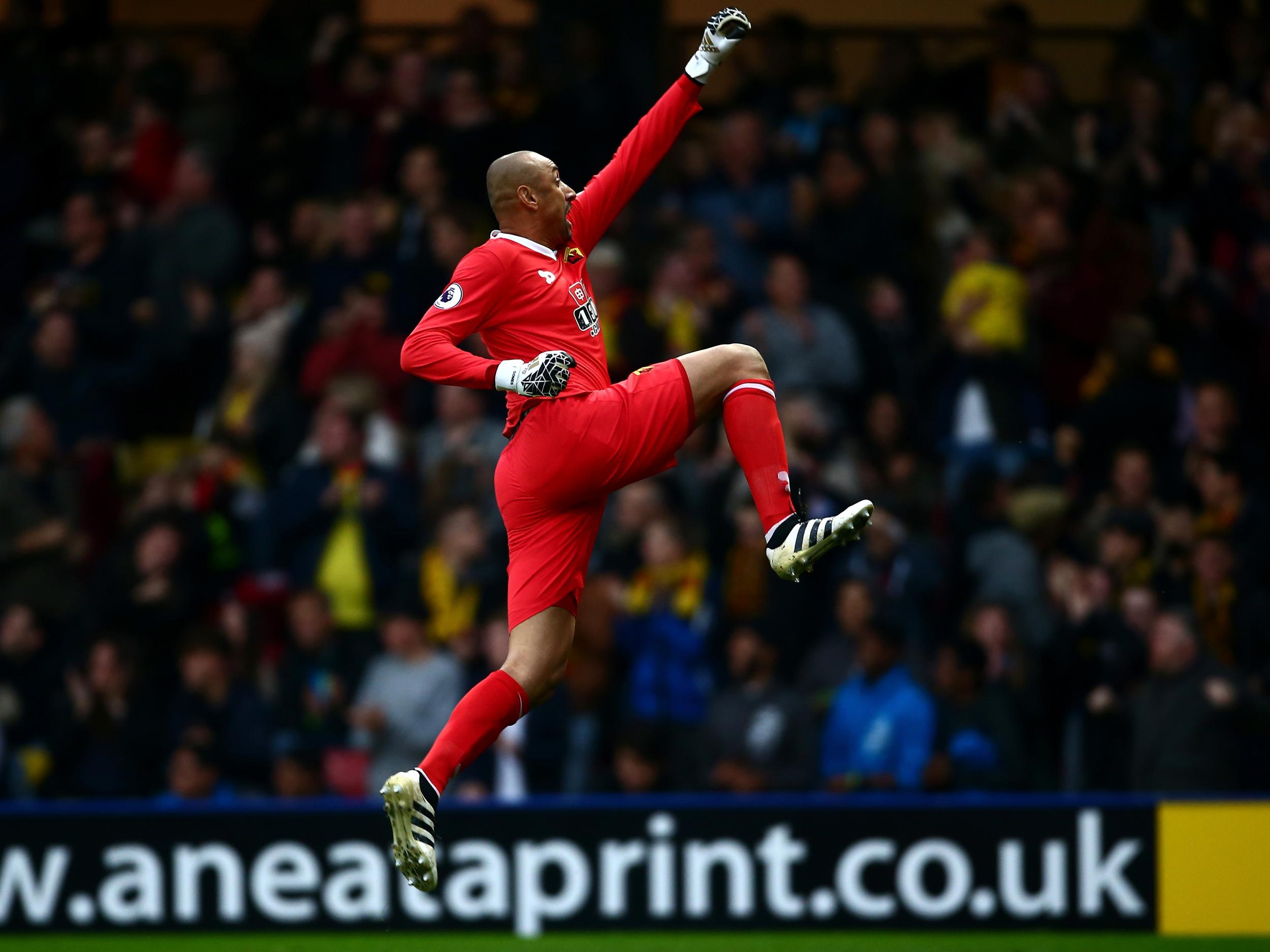 Gomes celebrates the late winner