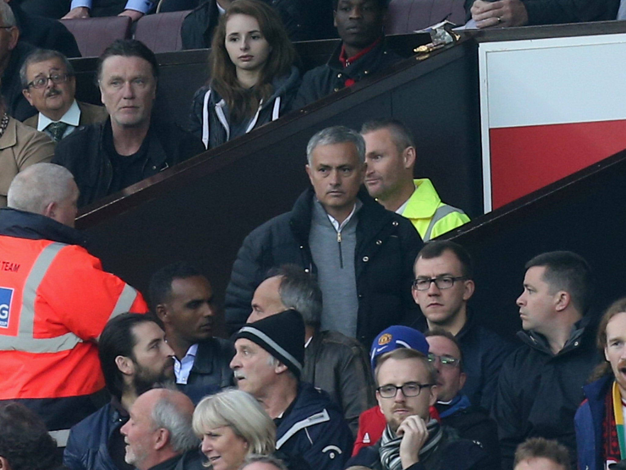 Jose Mourinho was sent to the stands last Saturday during his side's 0-0 draw with Burnley