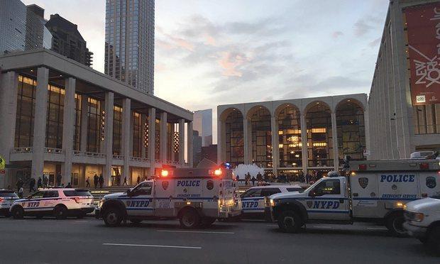 Police responded to New York’s Metropolitan Opera which halted a performance after someone sprinkled an unknown powder into the orchestra pit