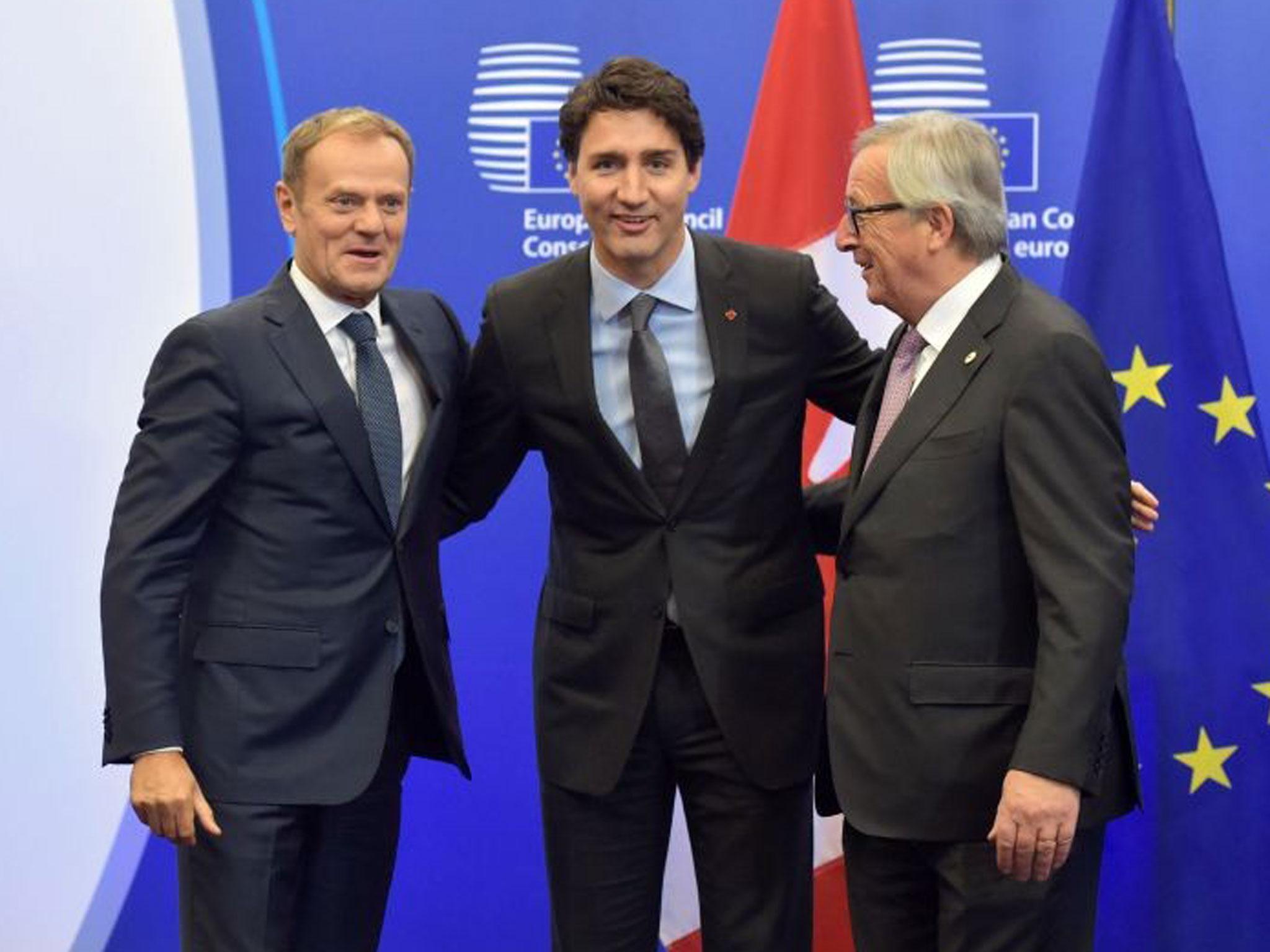 Justin Trudeau is set to meet with the European Parliament to discuss the CETA deal