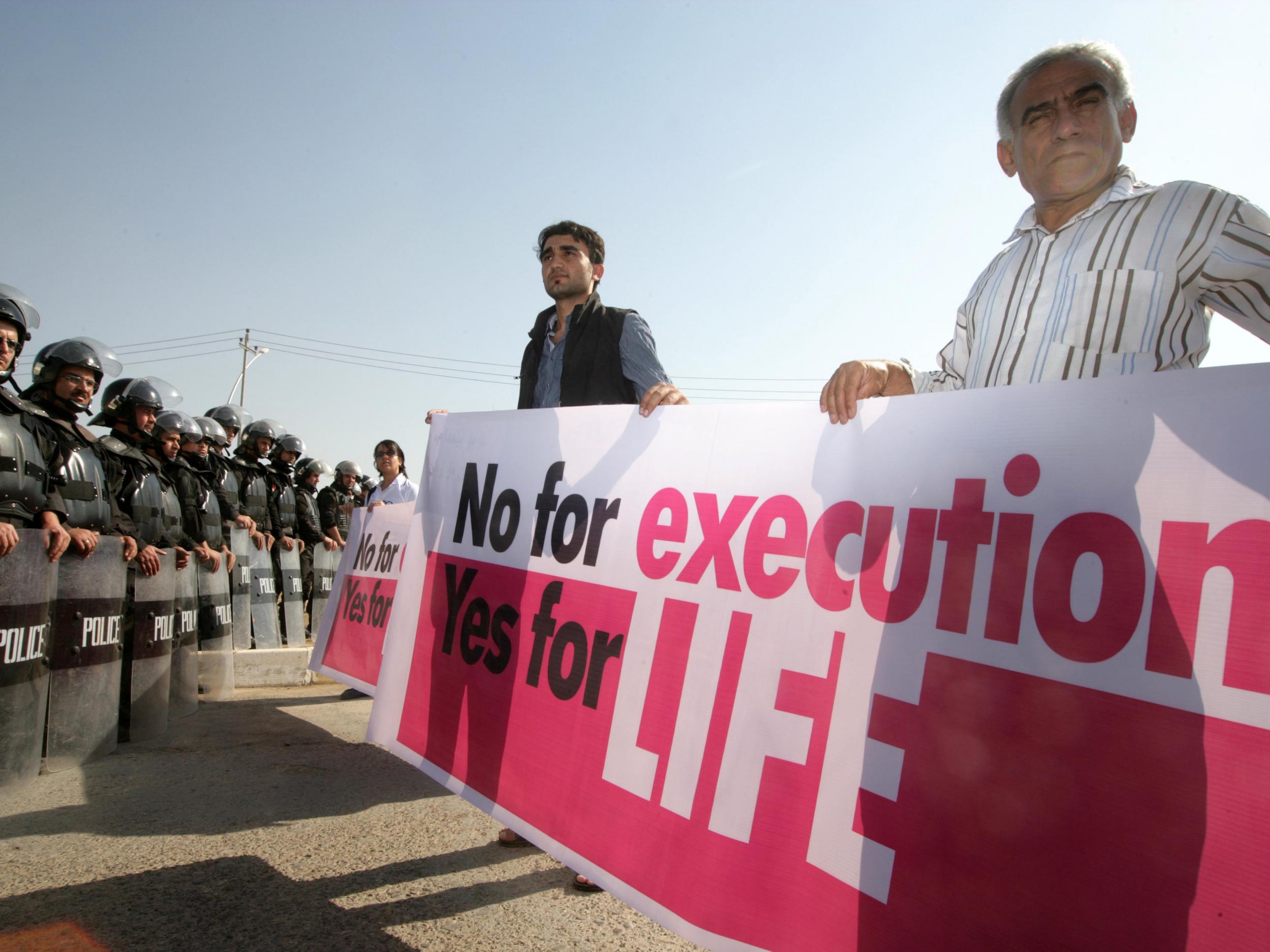 Protests against executions in Iran