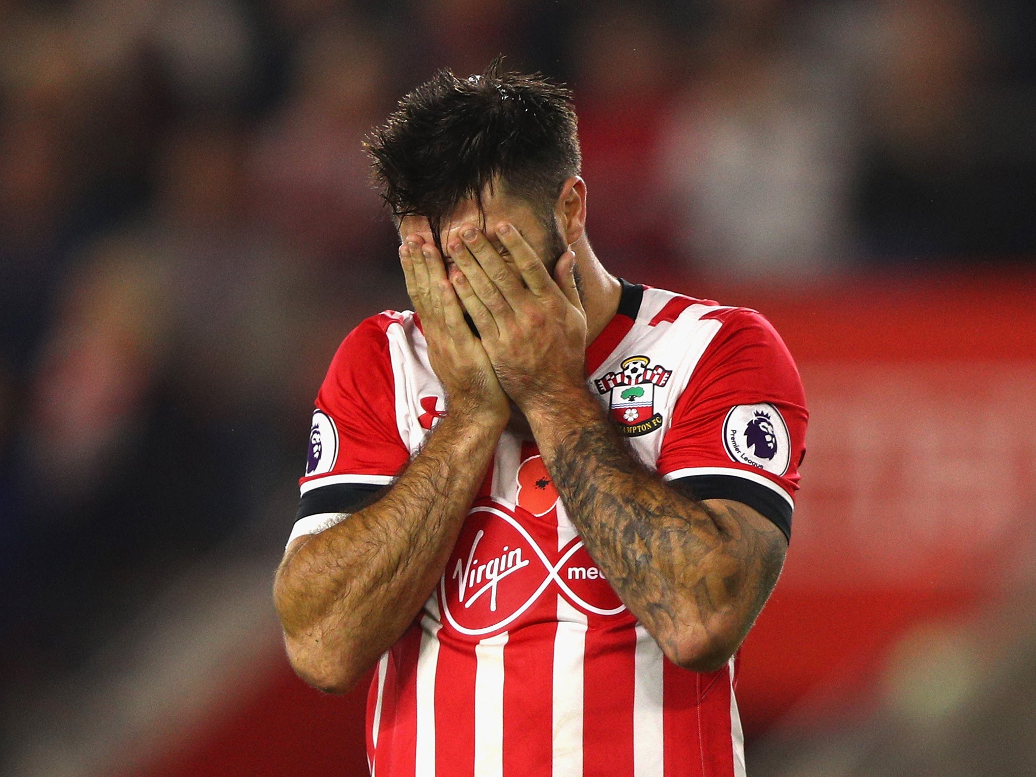 Austin and his Southampton team-mates failed to muster many opportunities