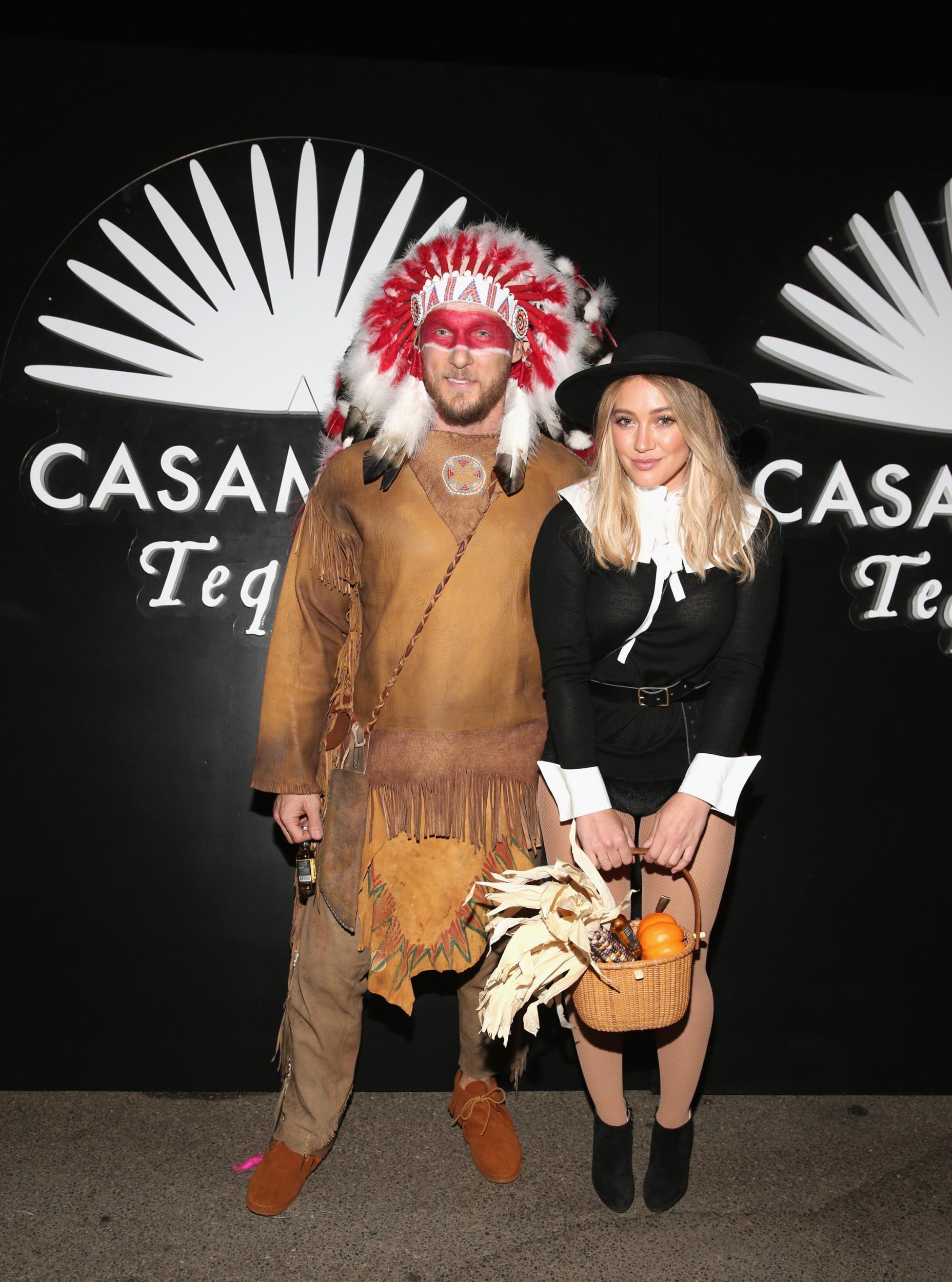 Jason Walsh and Hilary Duff attend the Casamigos Tequila Halloween Party in Los Angeles