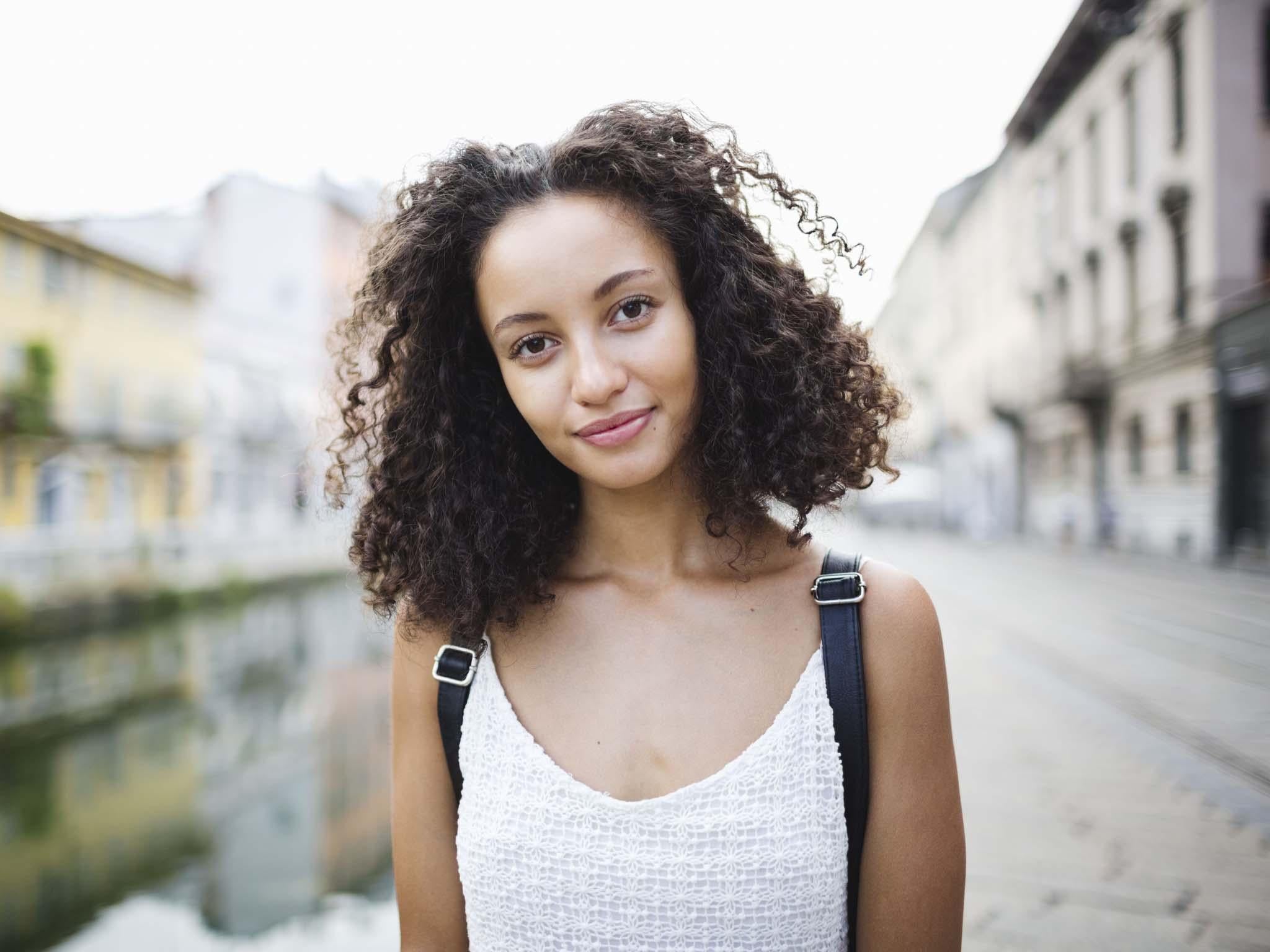 According to experts you should never brush curly hair when it's dry