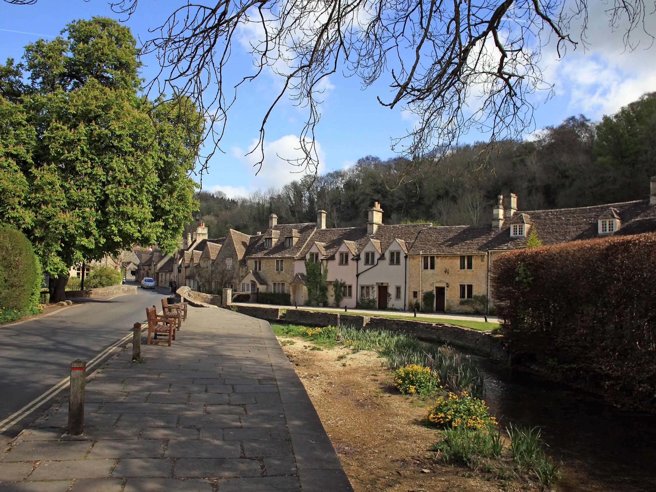 Castle Combe, a Cotswold village near to Kidlington