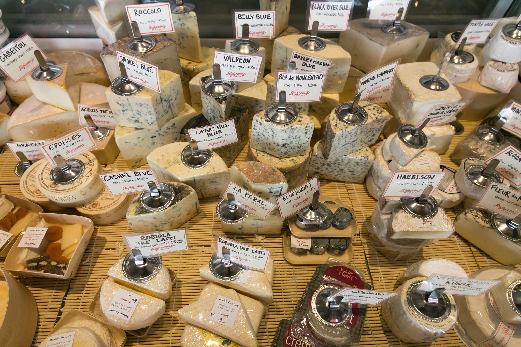 Righteous Cheese, one of the stalls at Union Market