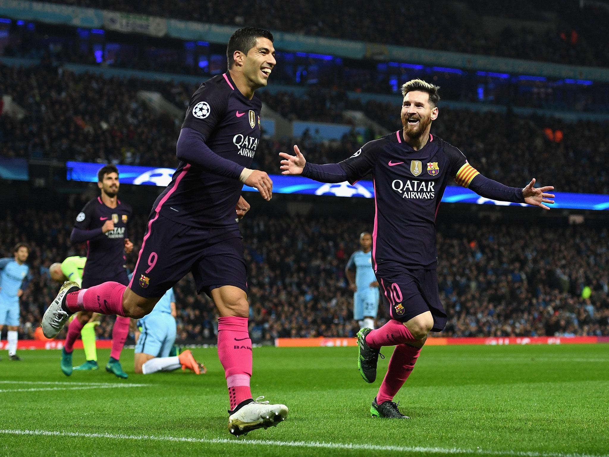 Luis Suarez and Lionel Messi are both wanted by Premier League clubs.