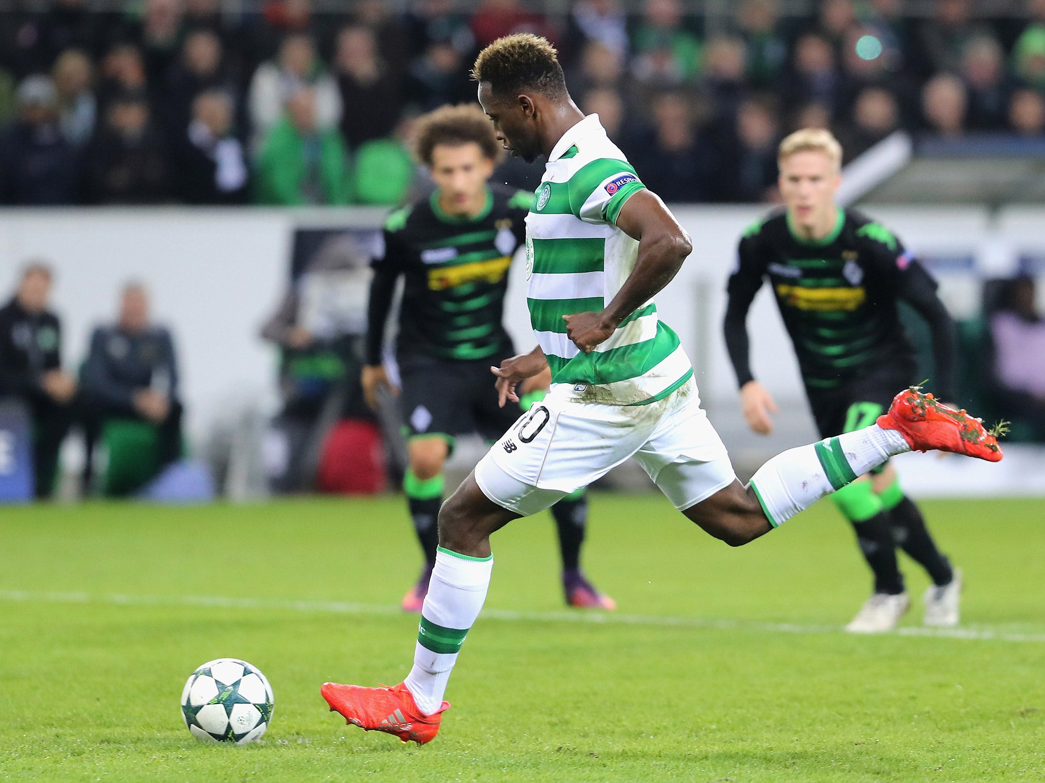 Dembele converted a second-half penalty to earn Celtic a share of the points