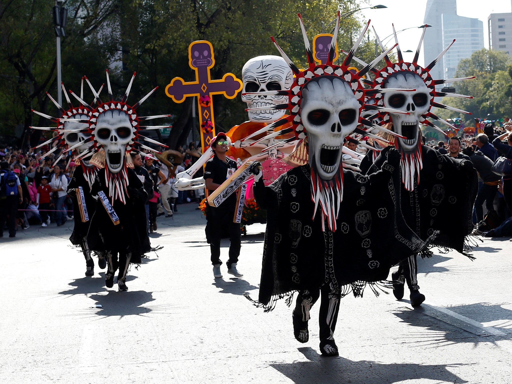 Mexico City held its first ever public parade for the festival this year