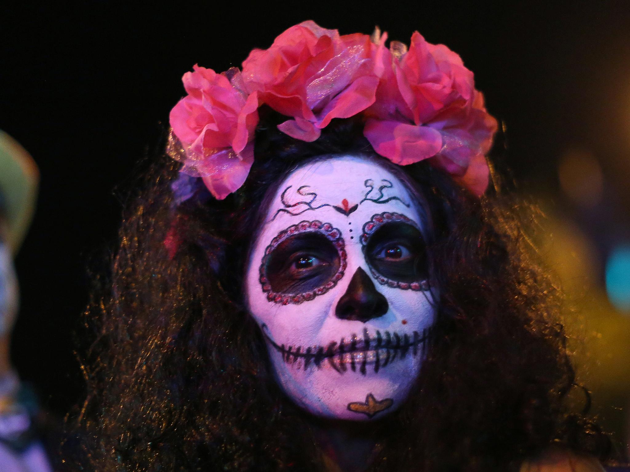 Day of the Dead style costumes and decorations are famous across the world for their use of skull icons