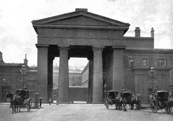 The Doric arch at Euston Station