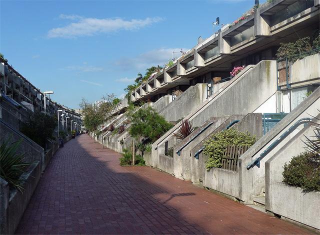 The Alexandra Road estate in Camden, an example of brutalist housing