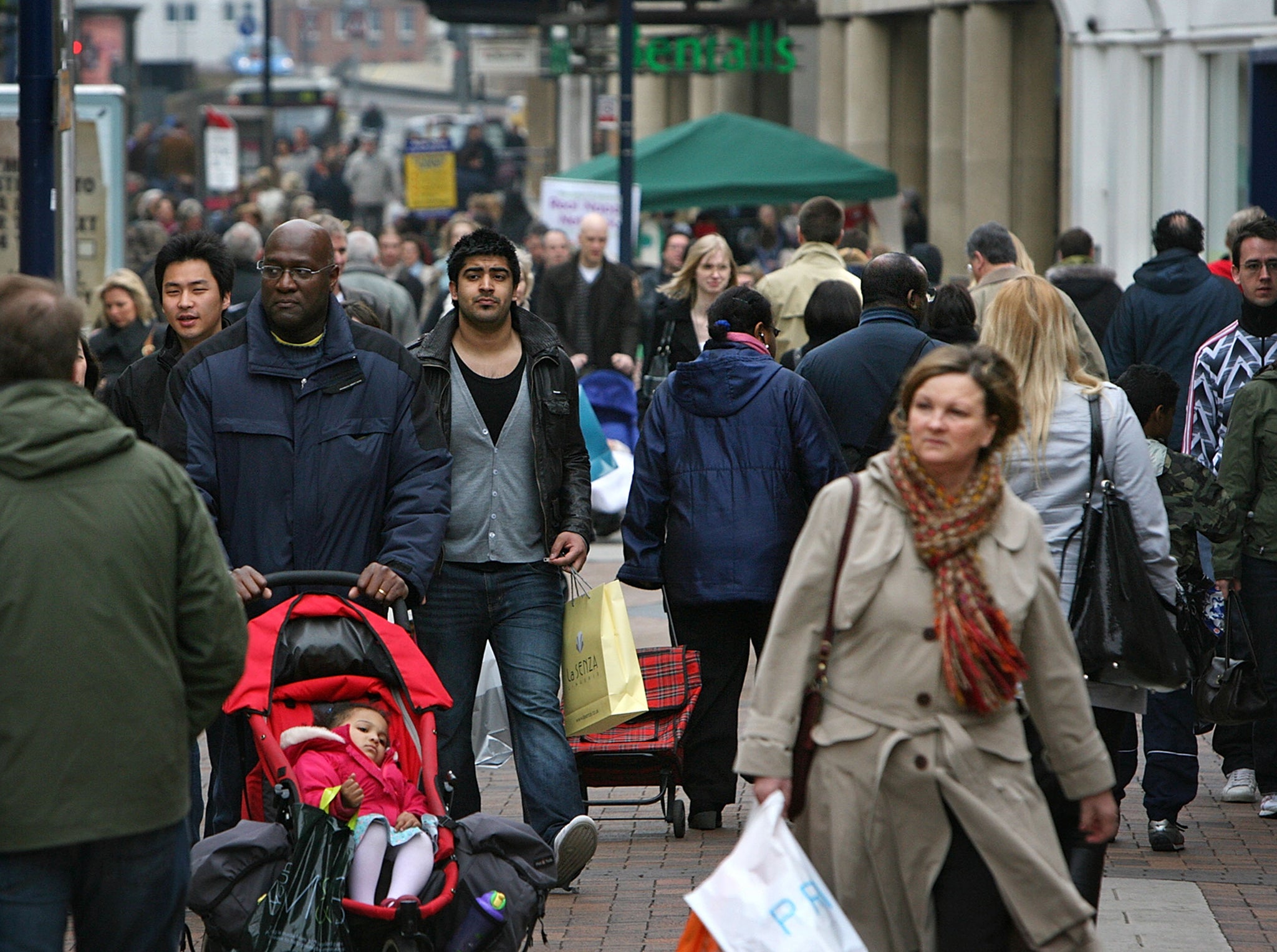 (File Photo) The white population in Newham in East London is now only 16 per cent as opposed to 33 per cent a decade ago