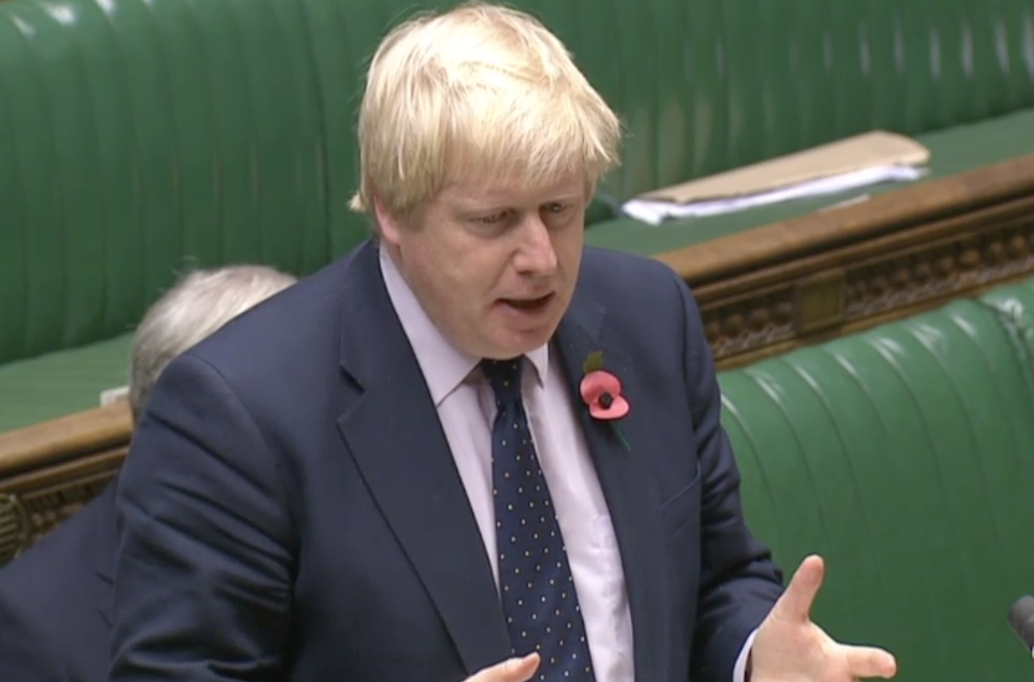 Boris Johnson made the statement in the House of Commons