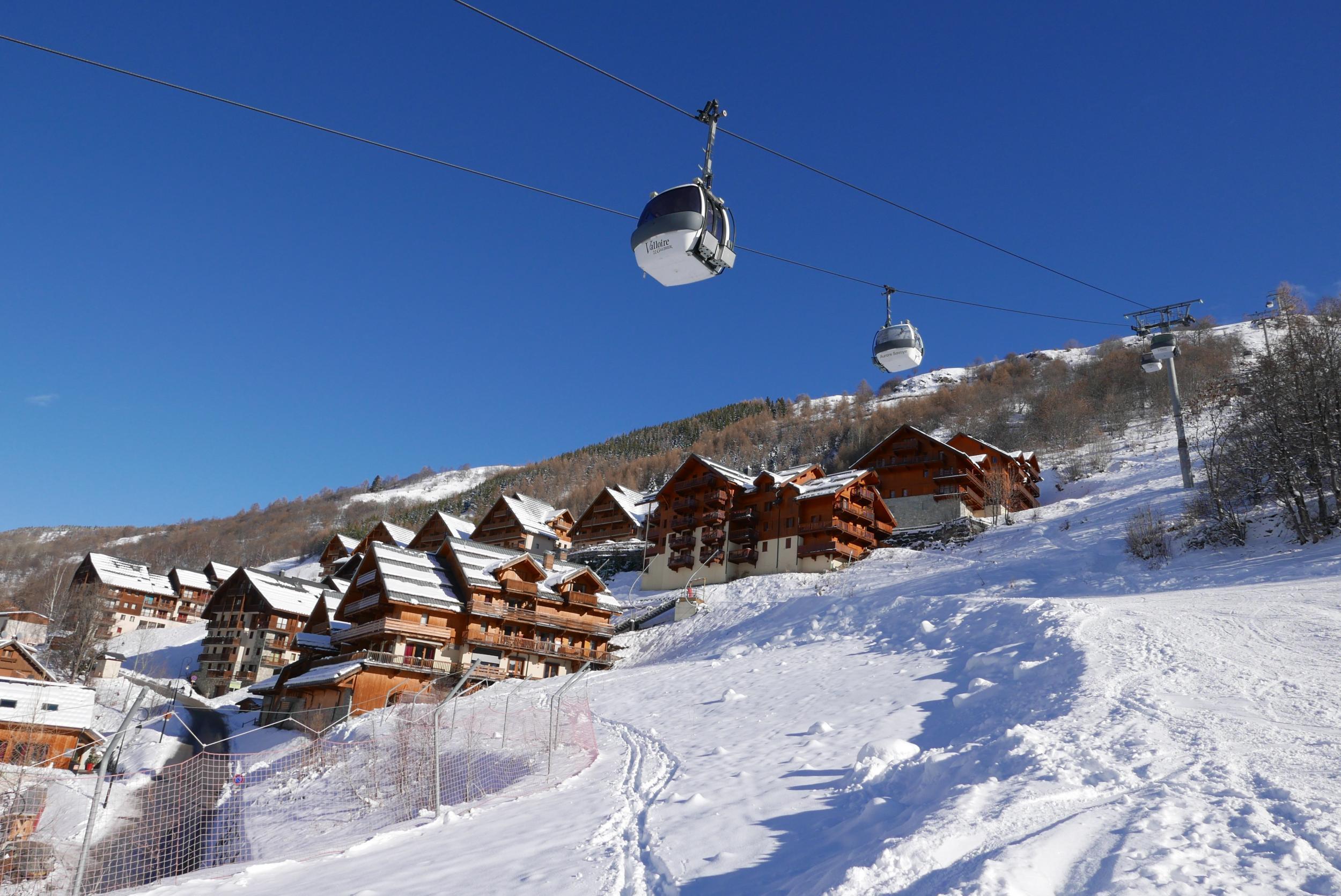 Valloire's cable car