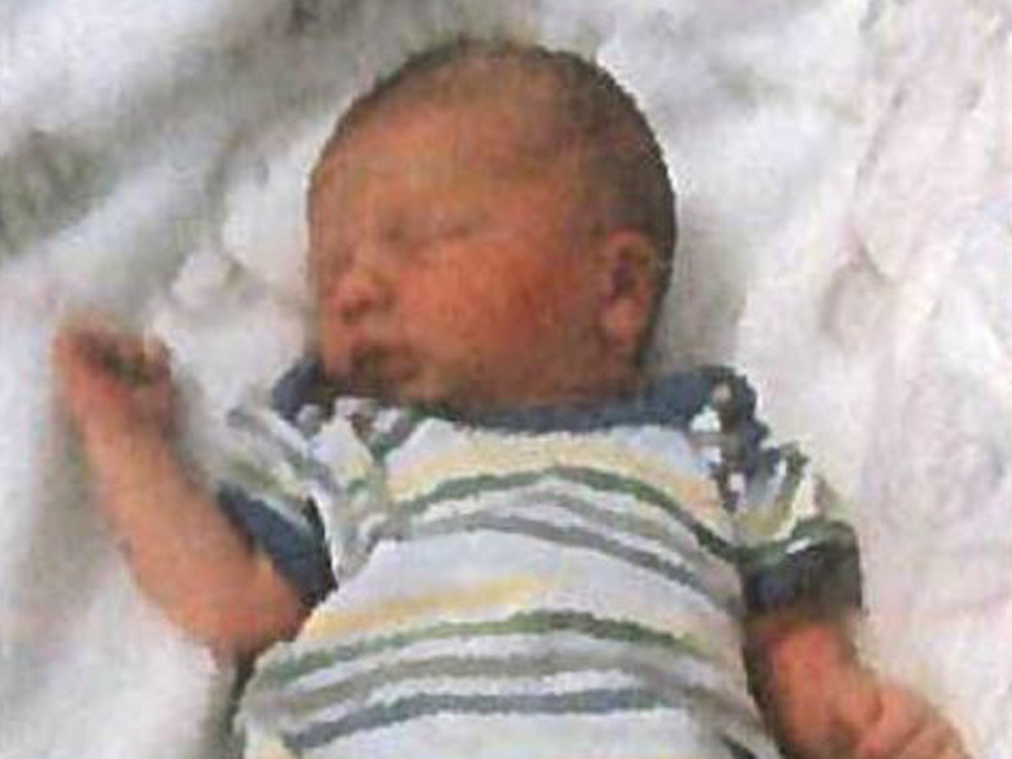 Baby Joshua Millinson was only 13-days-old