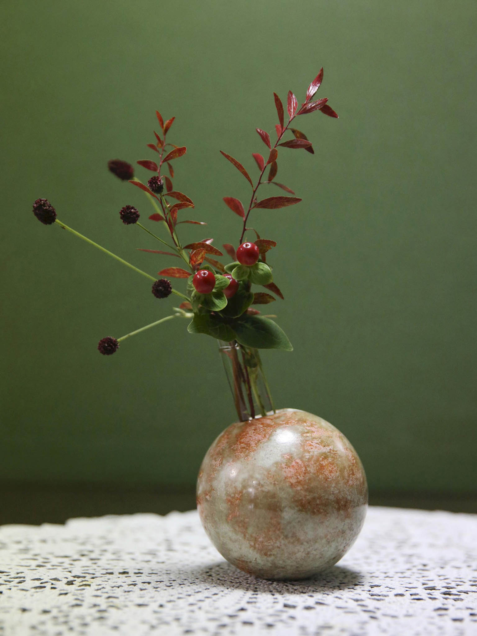 A Japanese dorodango mudball