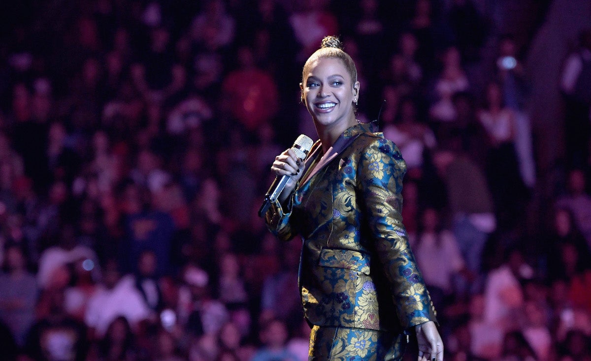 Beyonce performs onstage during TIDAL X: 1015 on October 15, 2016 in New York City.