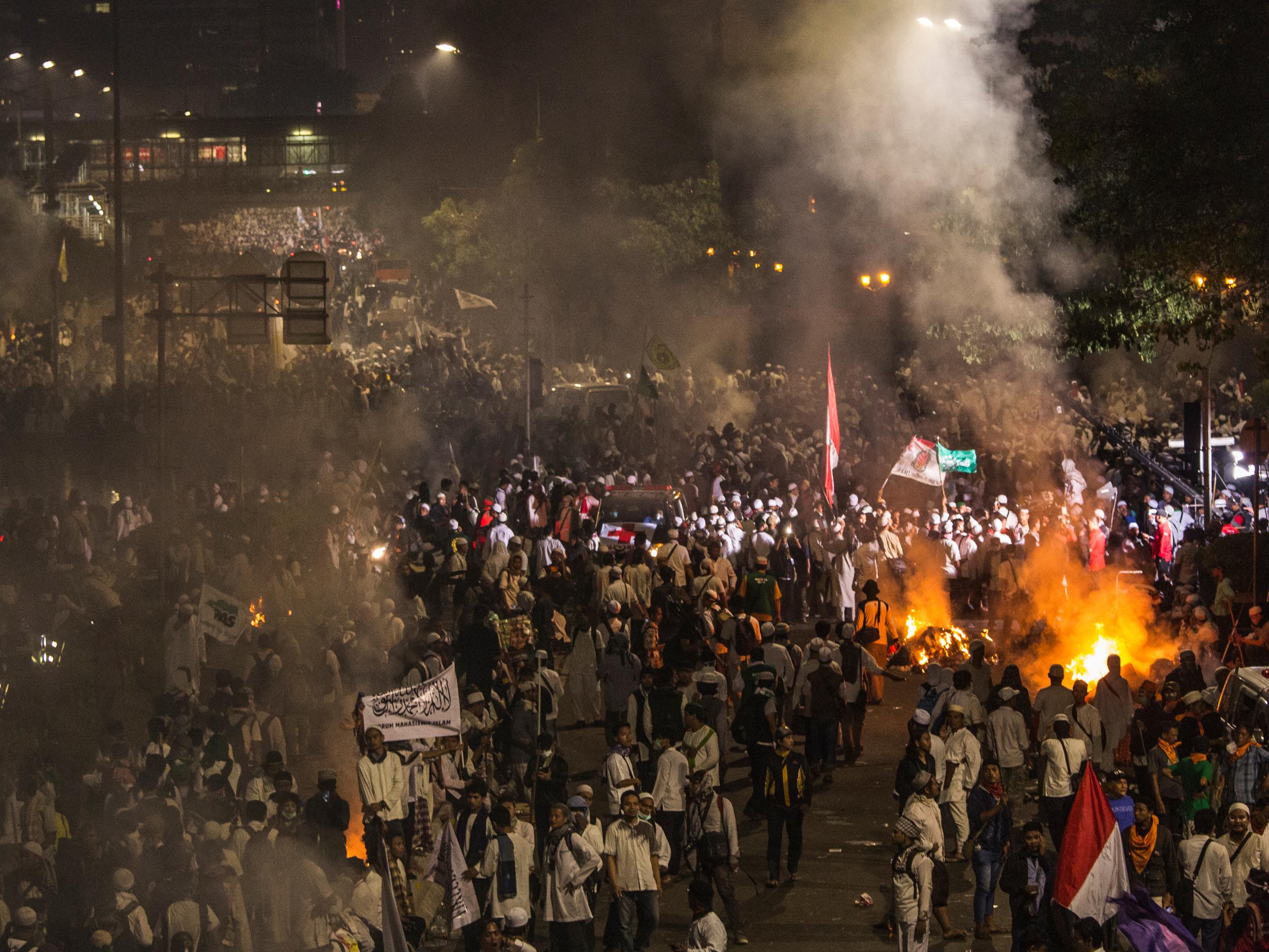 A wrongly subtitled video has caused mass protests against the Christian governor of Jakarta