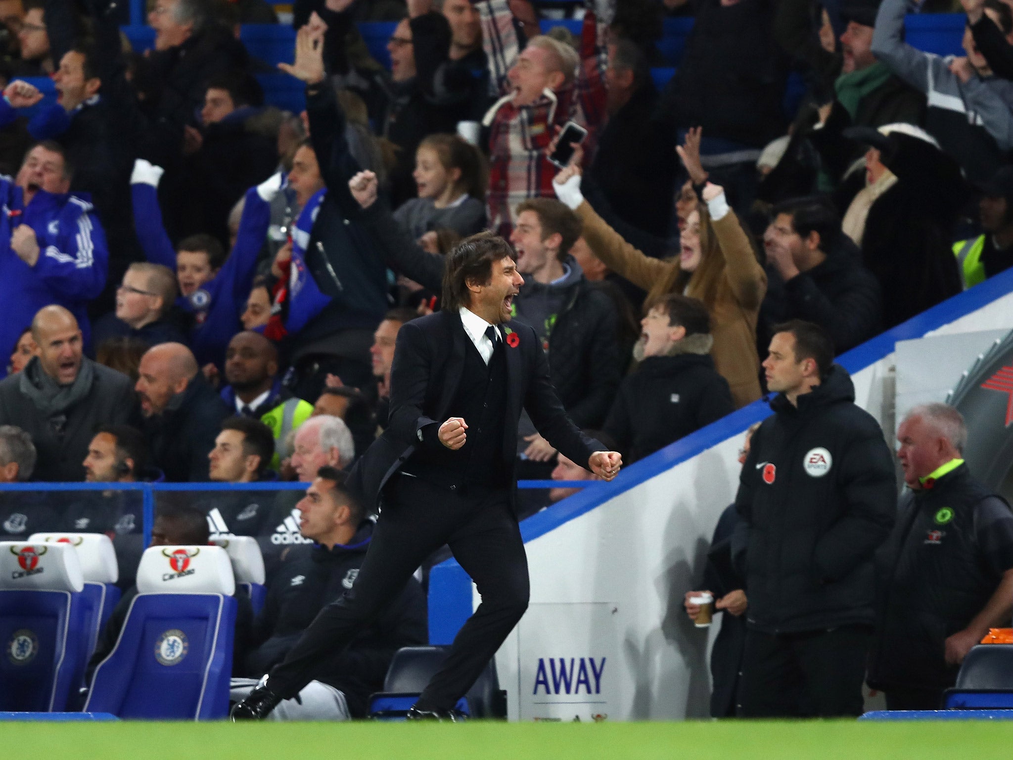 Antonio Conte has witnessed his side score 16 goals without conceding in the league