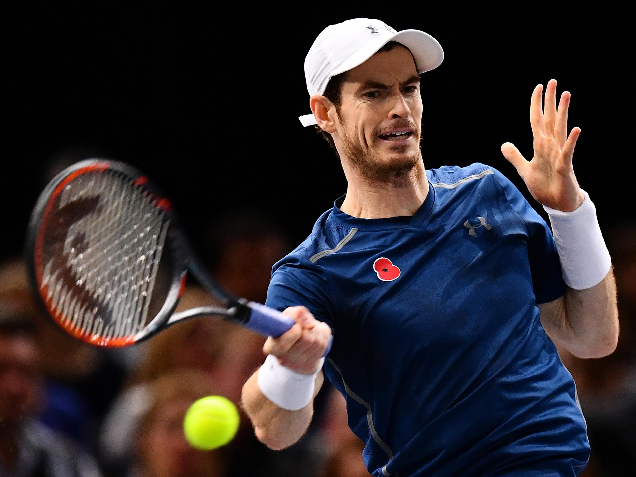 Murray won the Paris Masters last week