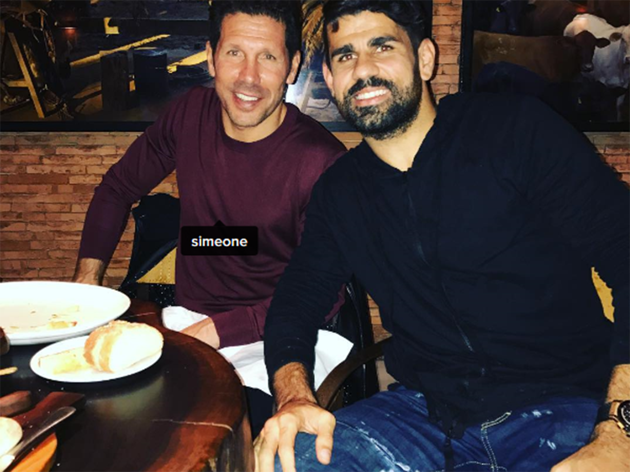 Costa and Simeone won La Liga and took Atletico Madrid to a Champions League final during his time at the club