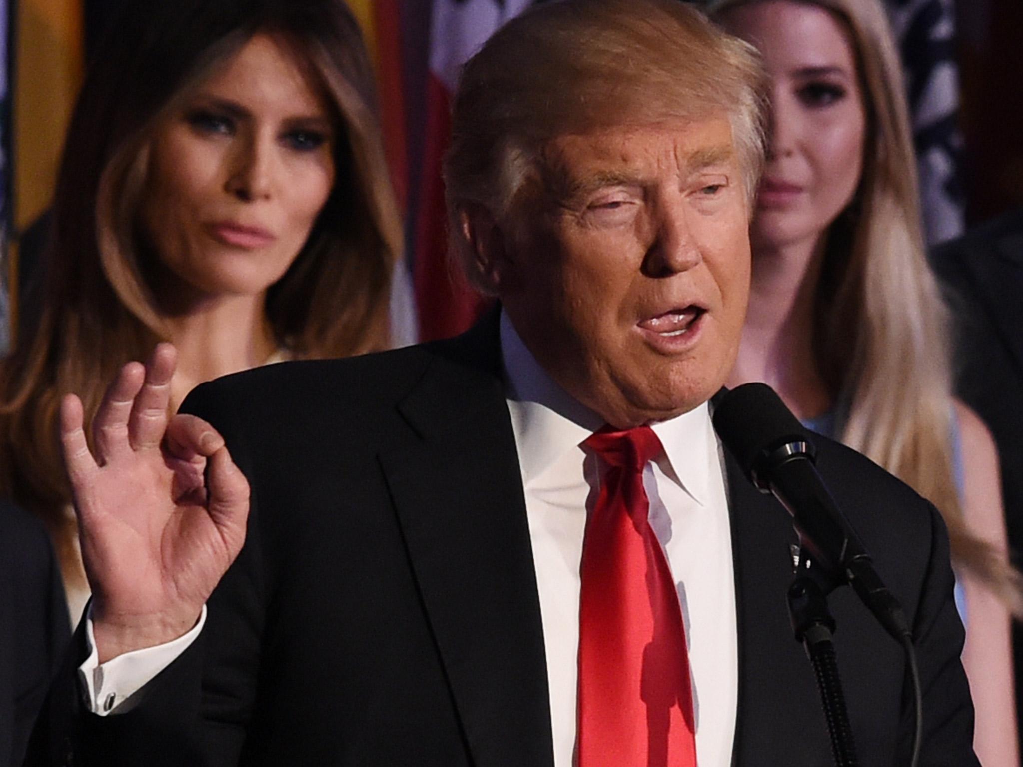 Donald Trump is the President-elect of the United States