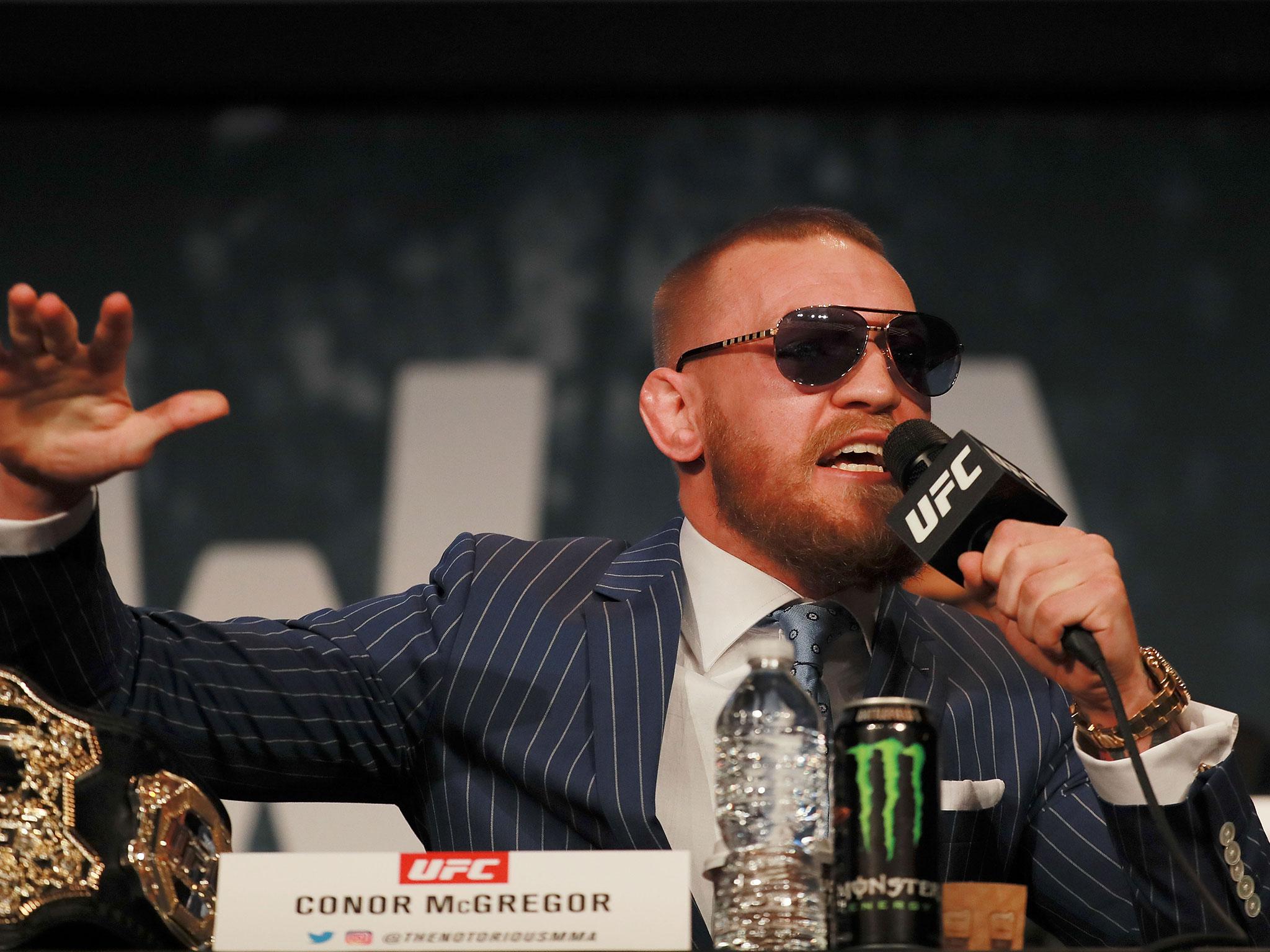 McGregor can't see a future in politics once he hangs up his gloves