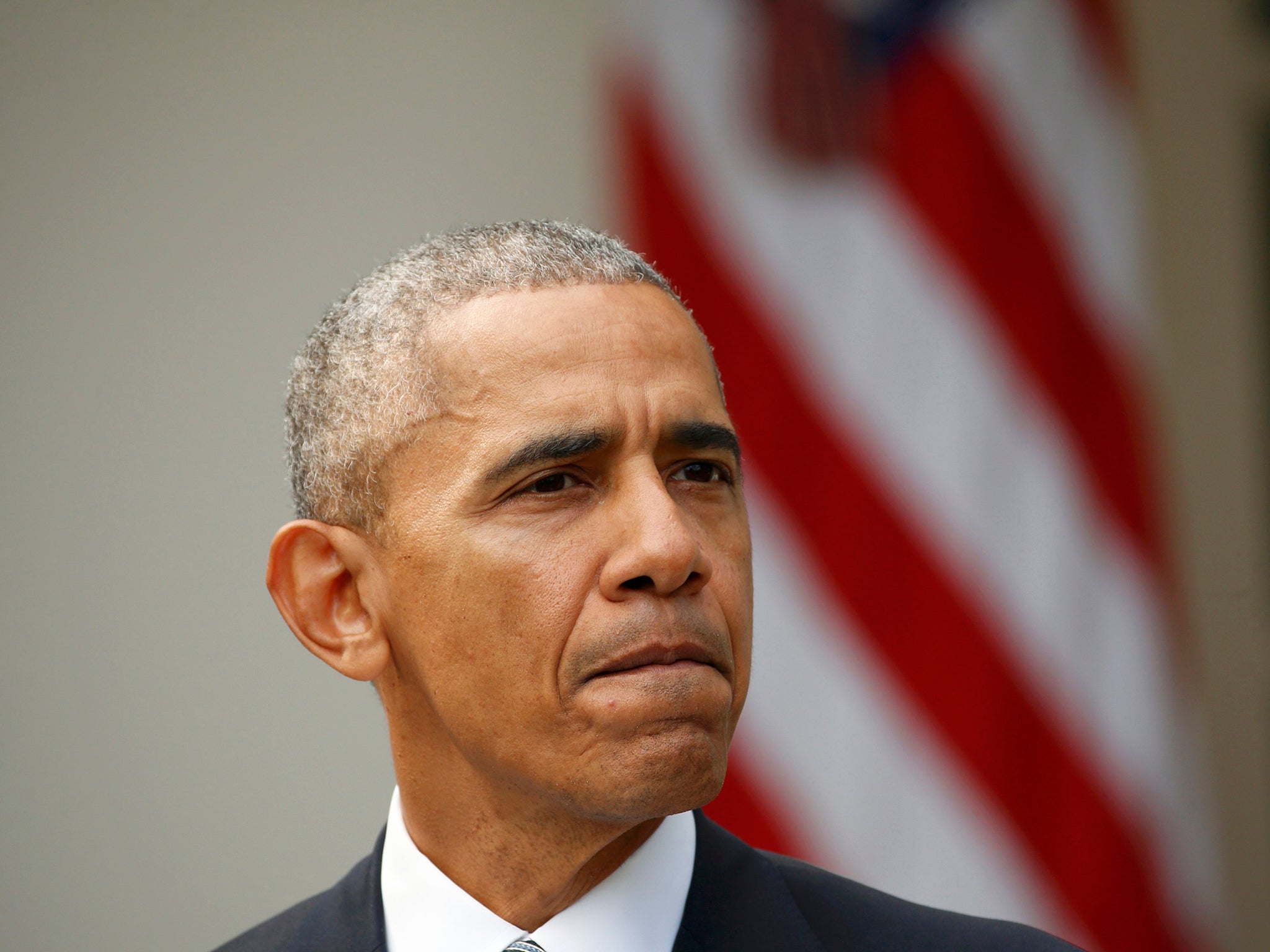 Barack Obama delivers a statement after Donald Trump was elected next U.S. president (REUTERS)