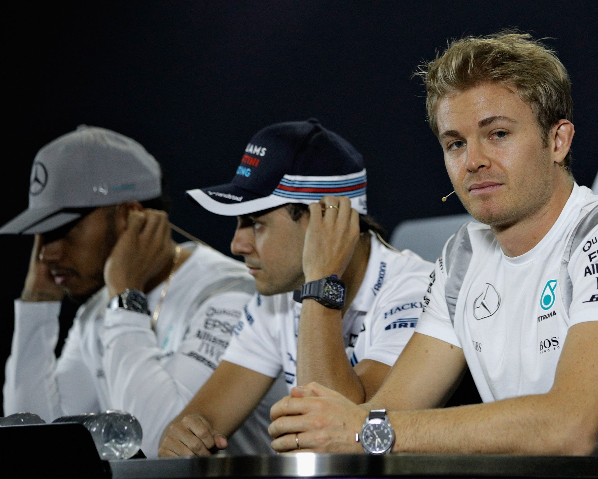 &#13;
Rosberg takes a 19-point lead into the Brazilian Grand Prix &#13;