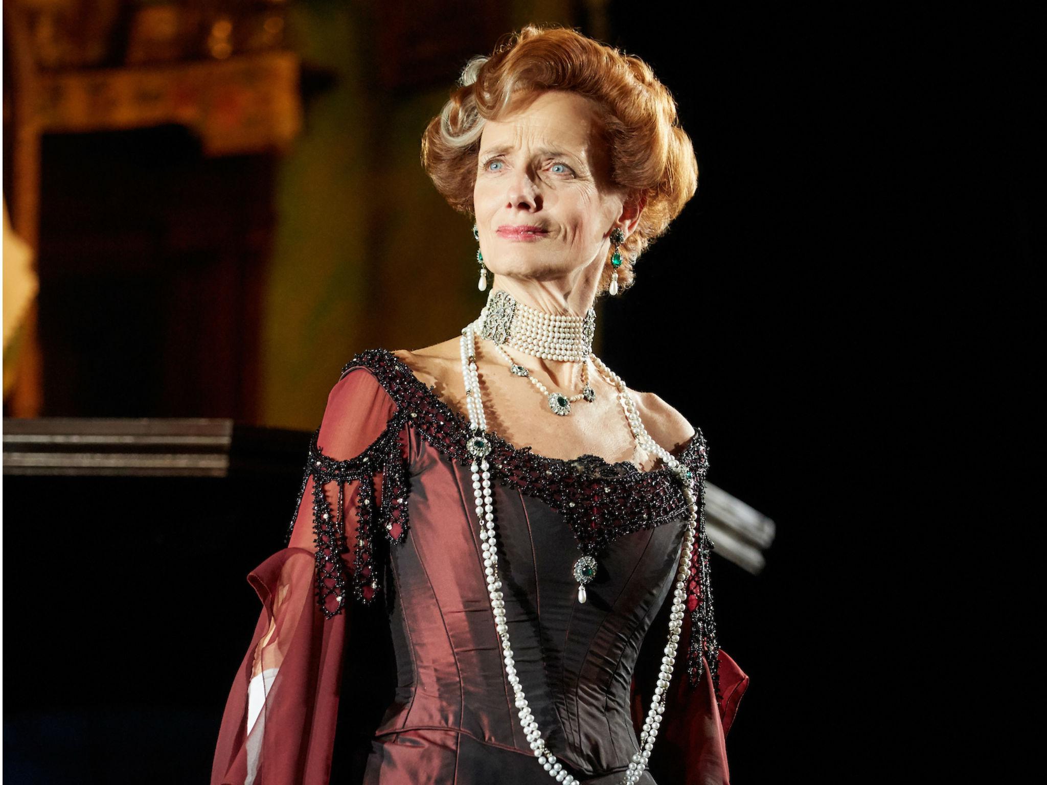 Barbara Marten as the blood-freezingly imperious mother in Stephen Daldry's production of An Inspector Calls
