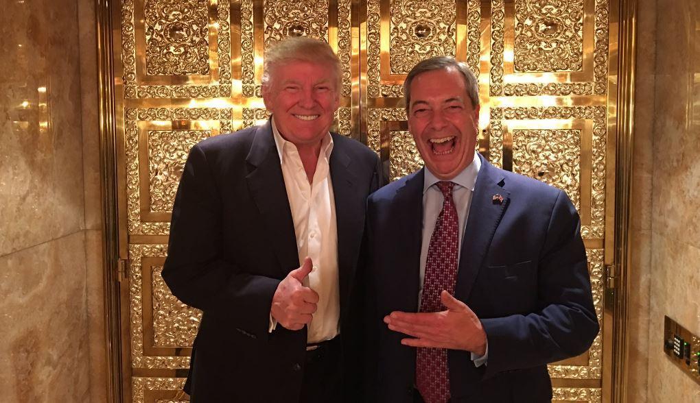 &#13;
Nigel Farage went to visit the President-elect in Trump Tower last week Picture: &#13;