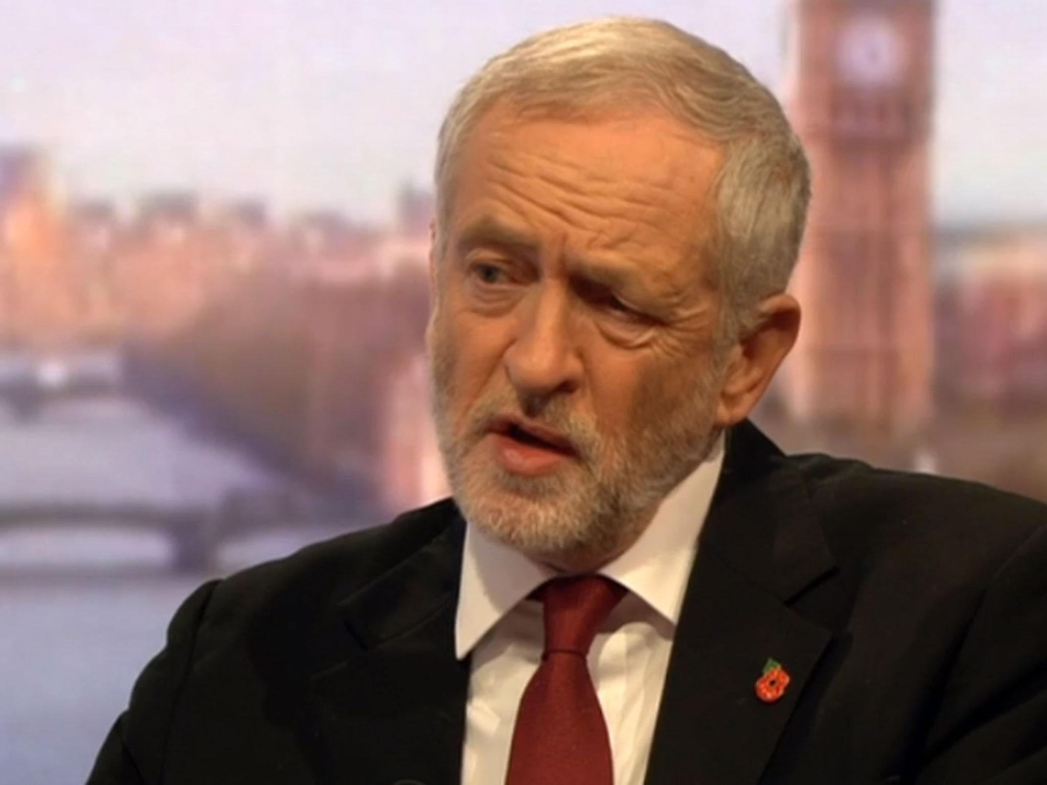 On both sides of the Atlantic, said Jeremy Corbyn on Sunday, people feel left behind and marginalised