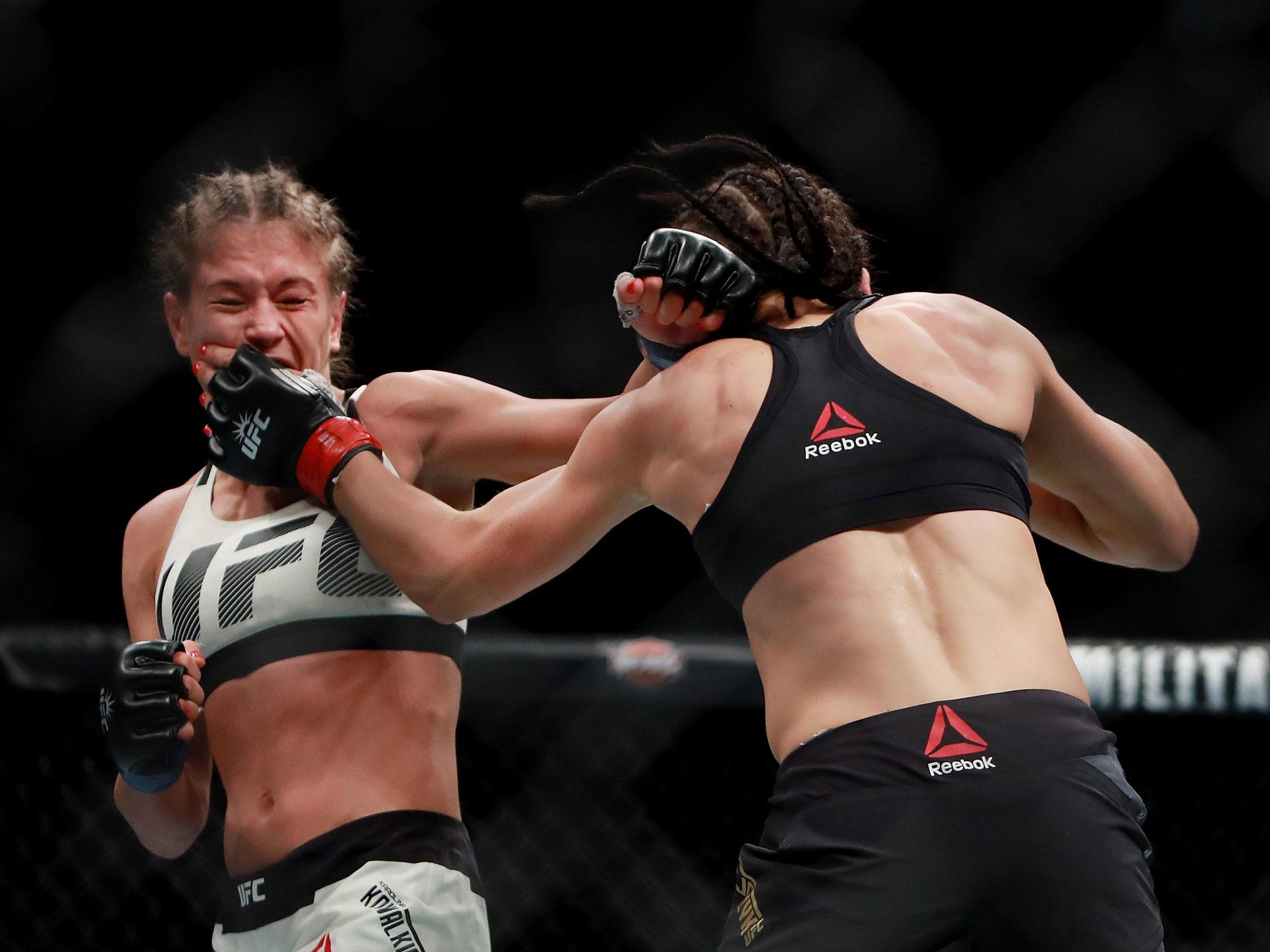 Jedrzejczyk had too much for Kowalkiewicz on the night (Getty )