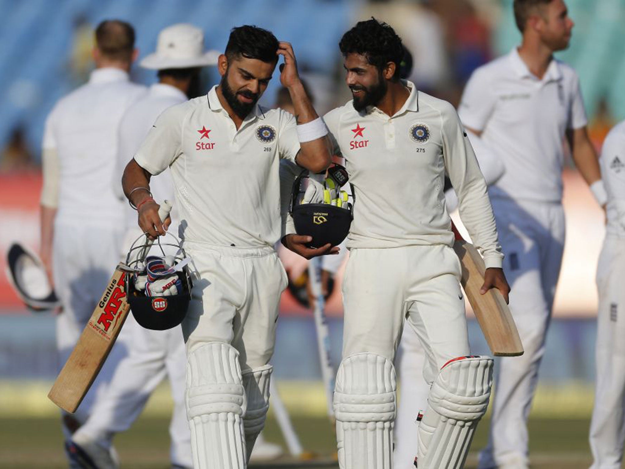 Virat Kohli managed to see India to the close to salvage a draw