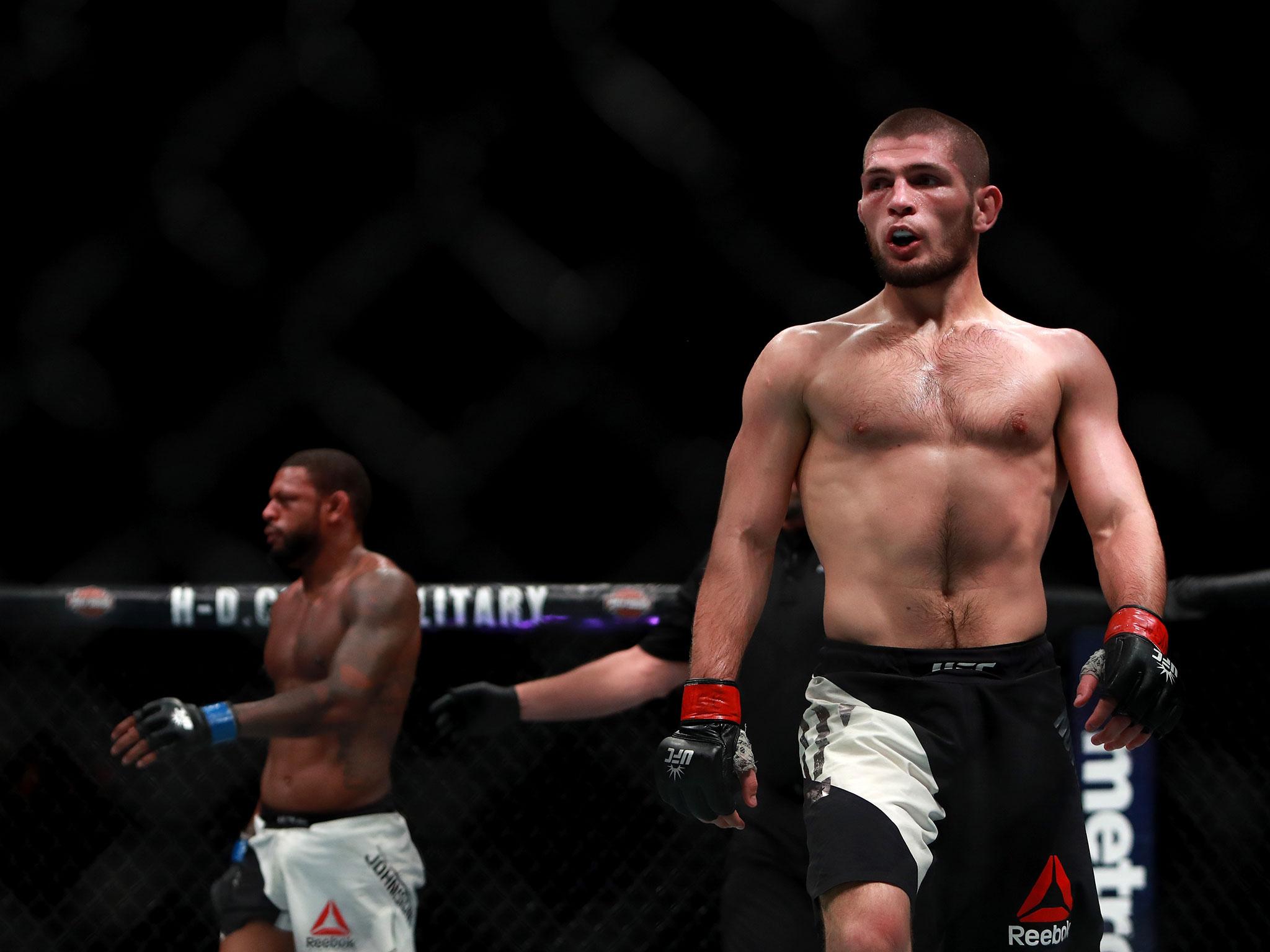 &#13;
Khabib Nurmagomedov takes on Tony Ferguson &#13;