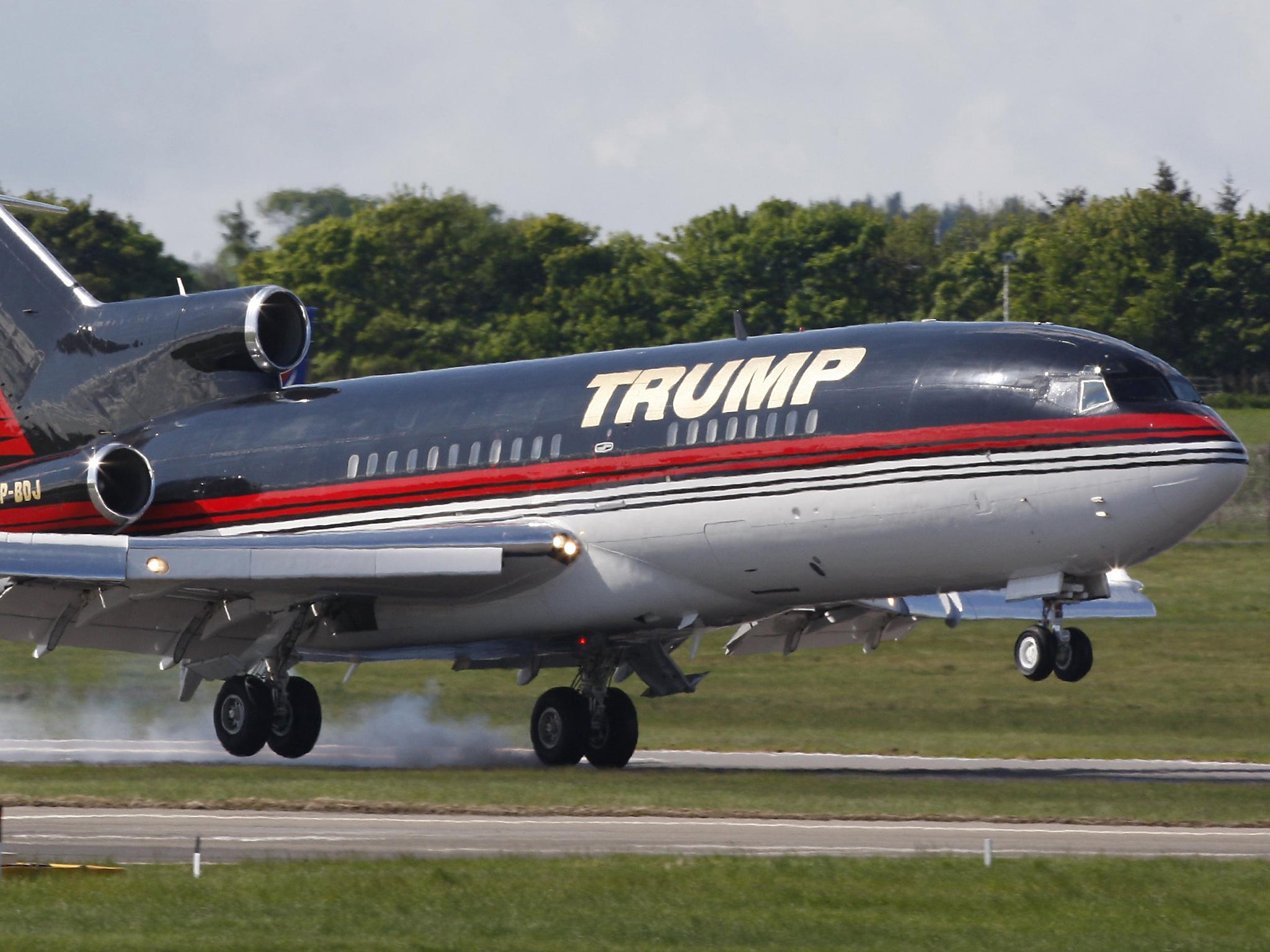 Donald Trump's private jet