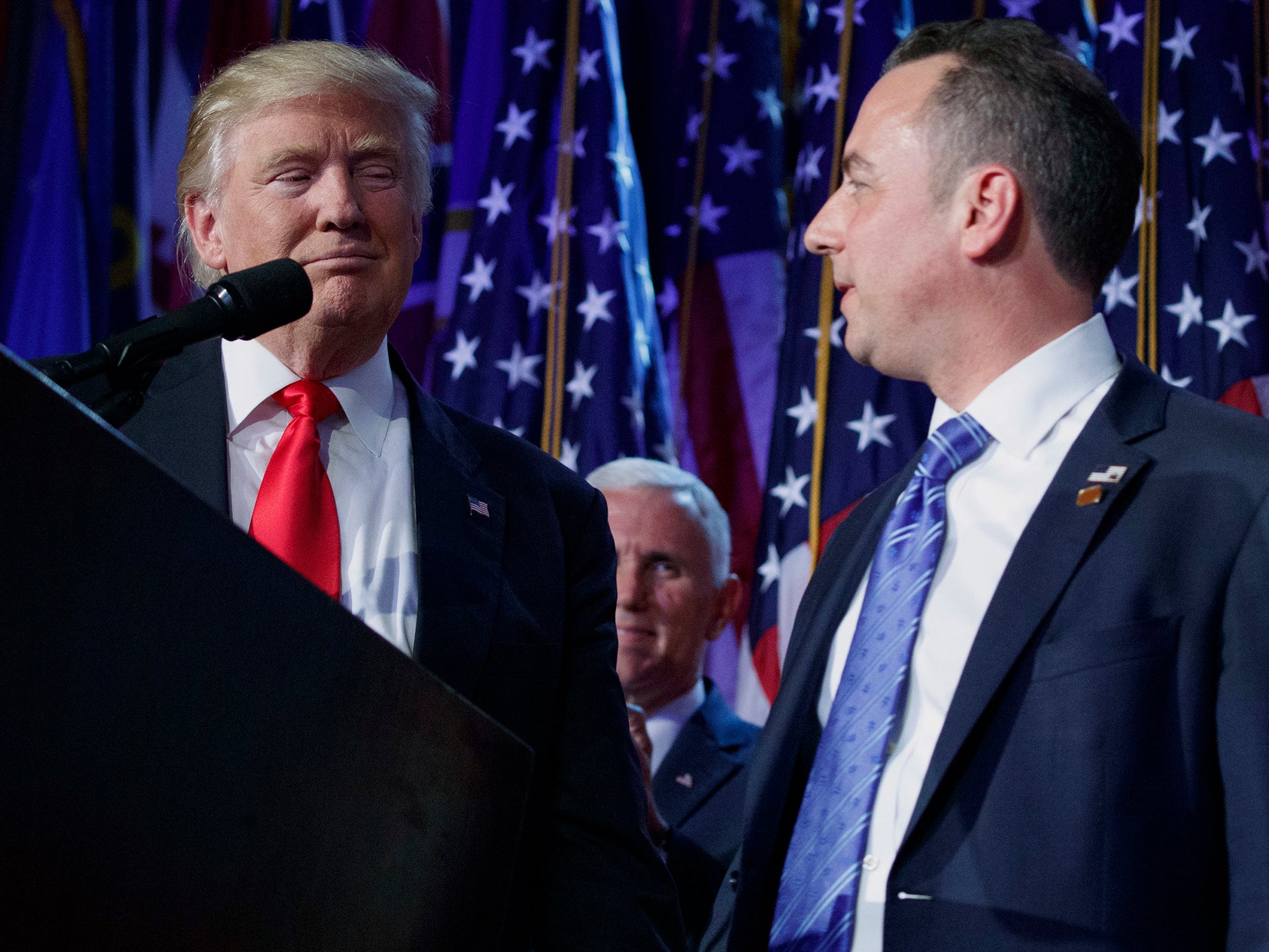 Donald Trump with Reince Priebus