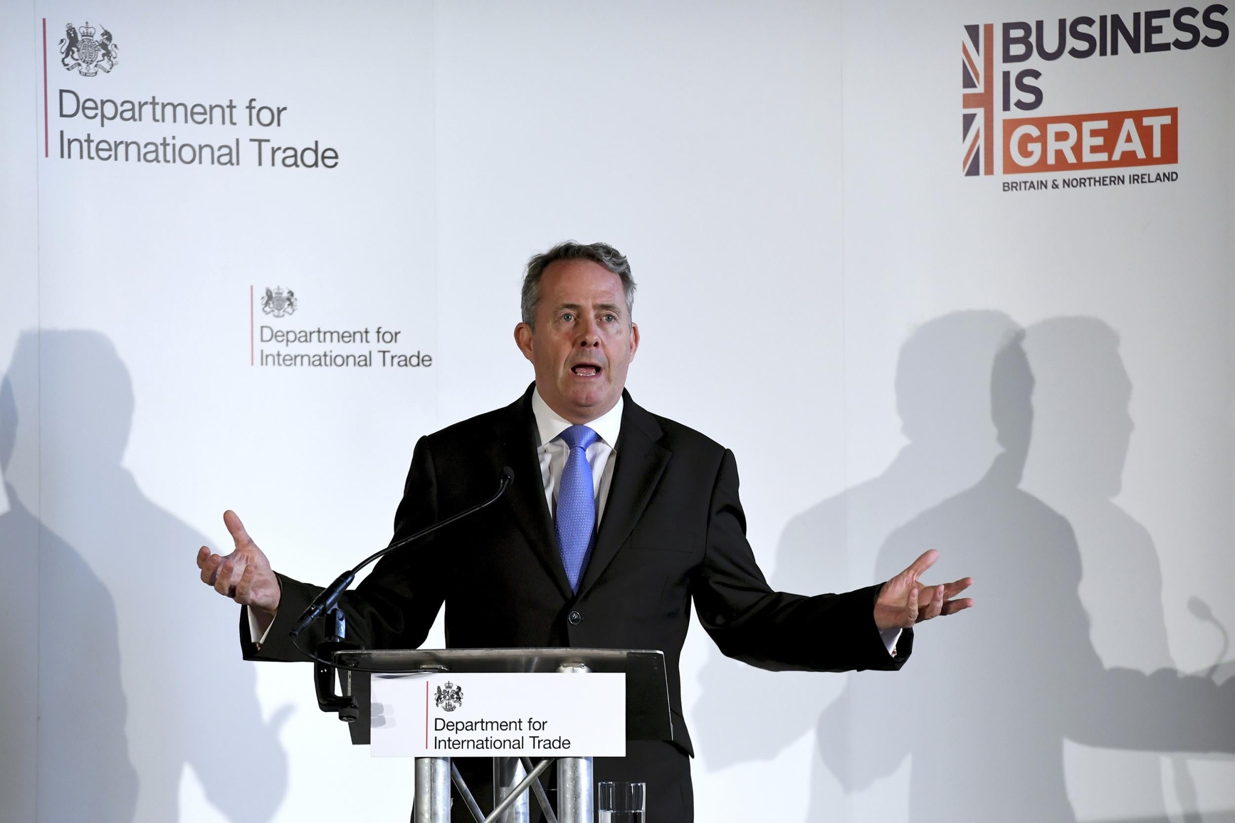 International Trade Secretary Liam Fox