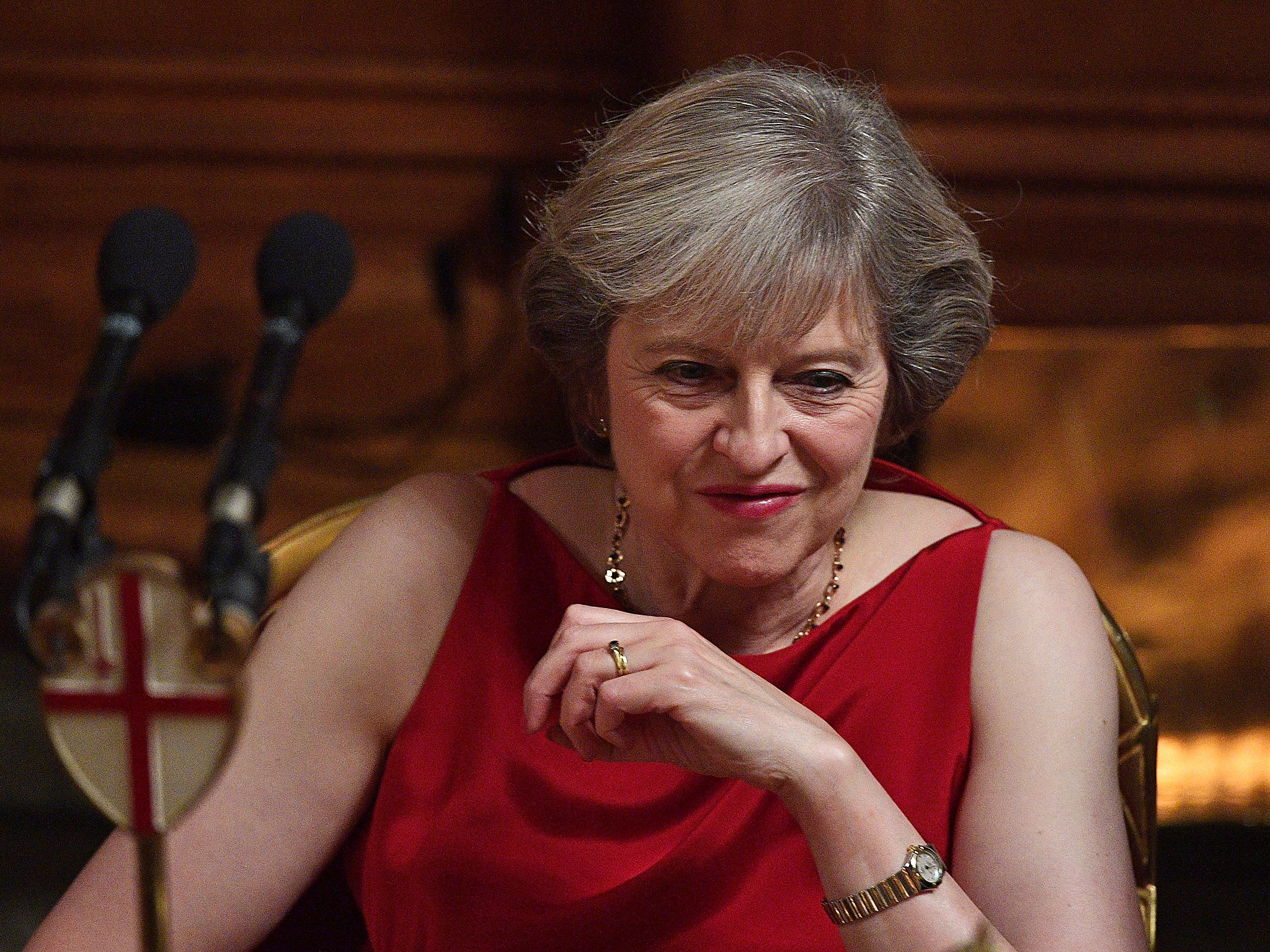 The Prime Minister speaking at the Lord Mayor's Banquet last night