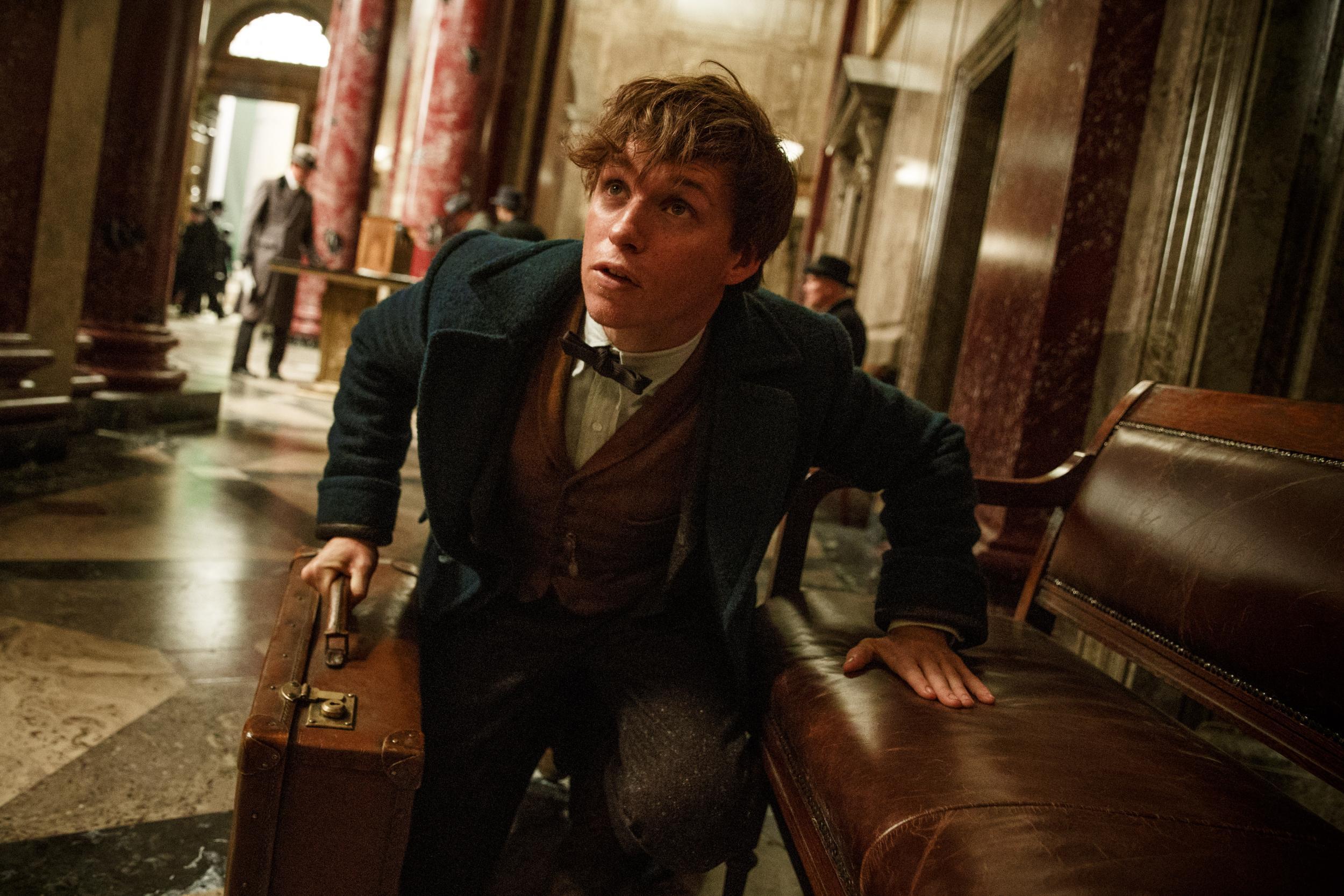 Follow in the footsteps of Newt Scamander (Eddie Redmayne) in New York