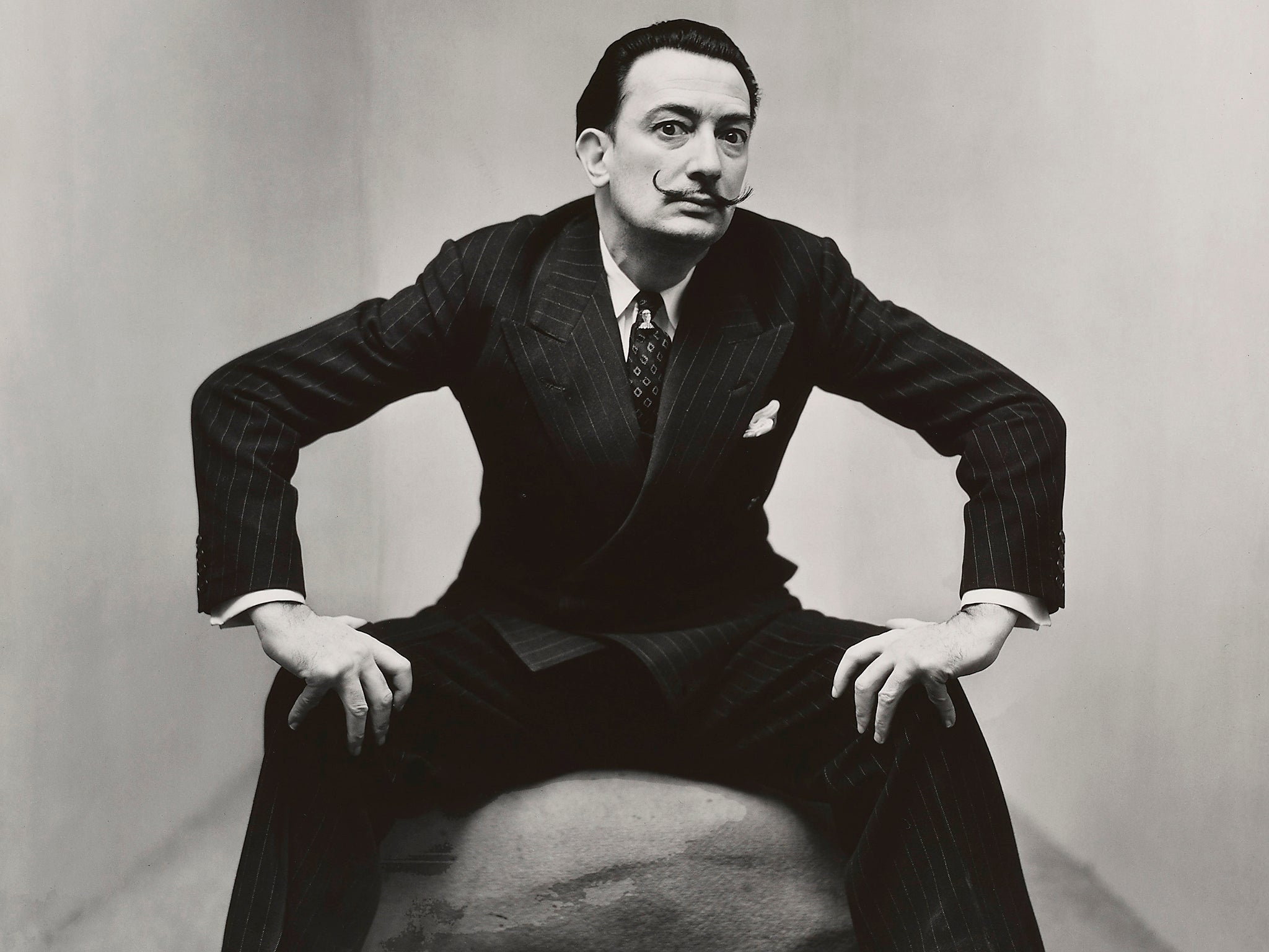 Salvador Dali photographed by Irving Penn, one from a set of photographs from Sir Elton John's private collection (PA Wire)